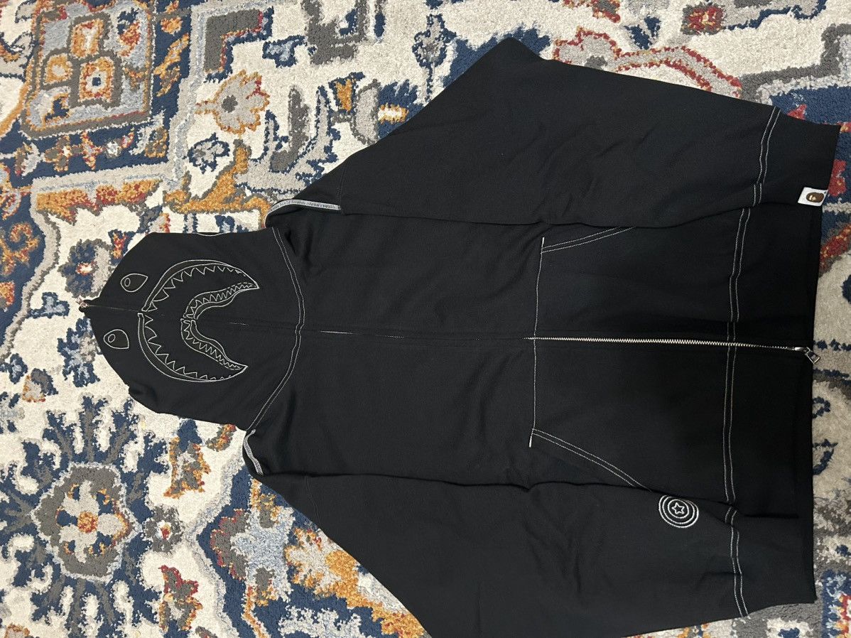 Bape BAPE Exclusive GOAT Contrast Stitching Hoodie Size US L / EU 52-54 / 3 - 12 Thumbnail