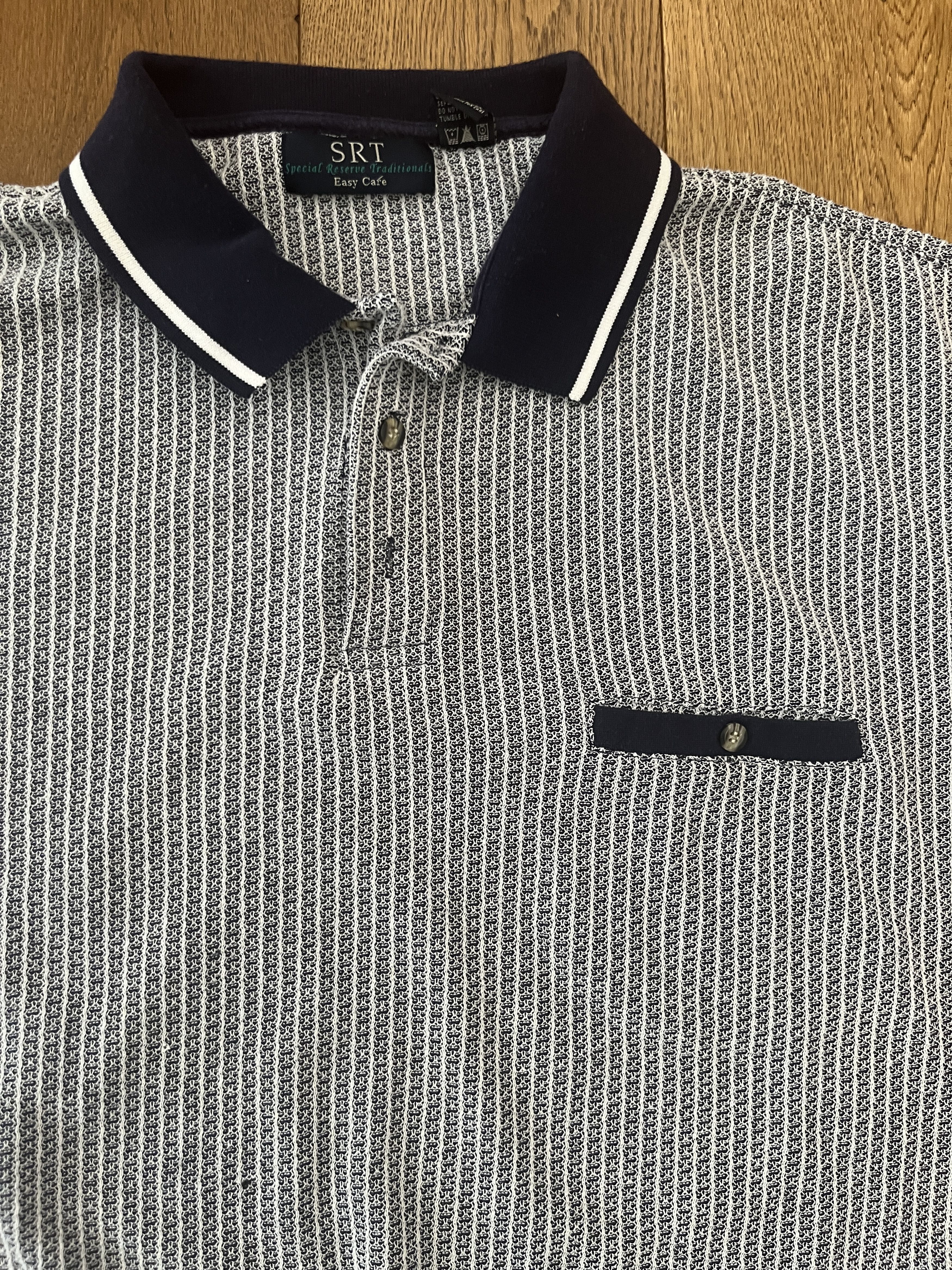 Vintage Vintage 90s SRT Special Reserve Knit Polo Shirt 1X Size US XL / EU 56 / 4 - 2 Thumbnail