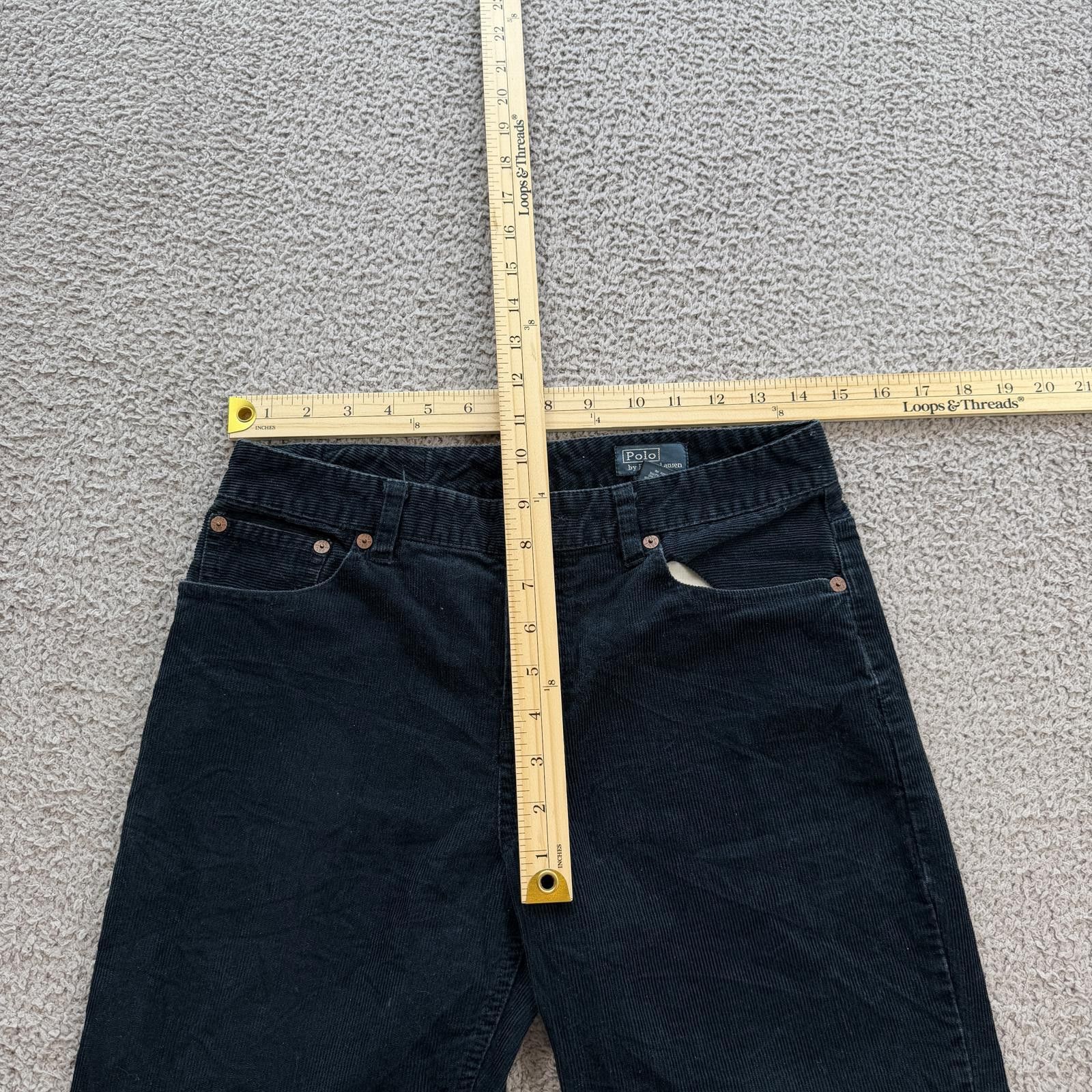 Polo Ralph Lauren Vintage Polo Ralph Lauren Corduroy Pants Womens 18 Navy Y2K Size 40" / US 18 - 3 Thumbnail