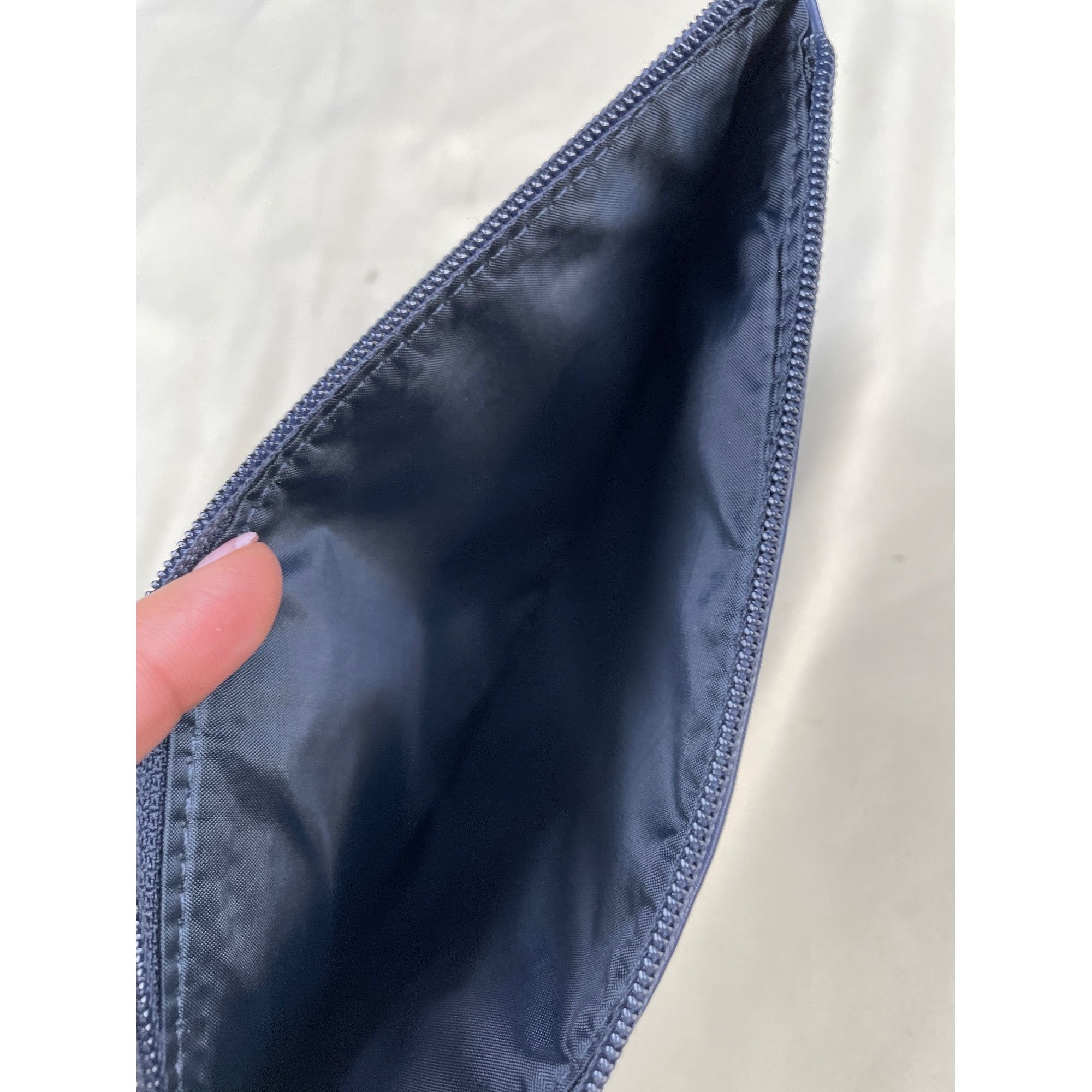 Tommy Hilfiger Tommy Hilfiger Women's Navy Blue Clutch Bag Zipper closure S Size ONE SIZE - 4 Thumbnail