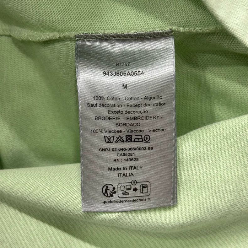 Dior Dior Mint Green Logo Short Sleeve Tee-2505 Size US M / EU 48-50 / 2 - 5 Thumbnail