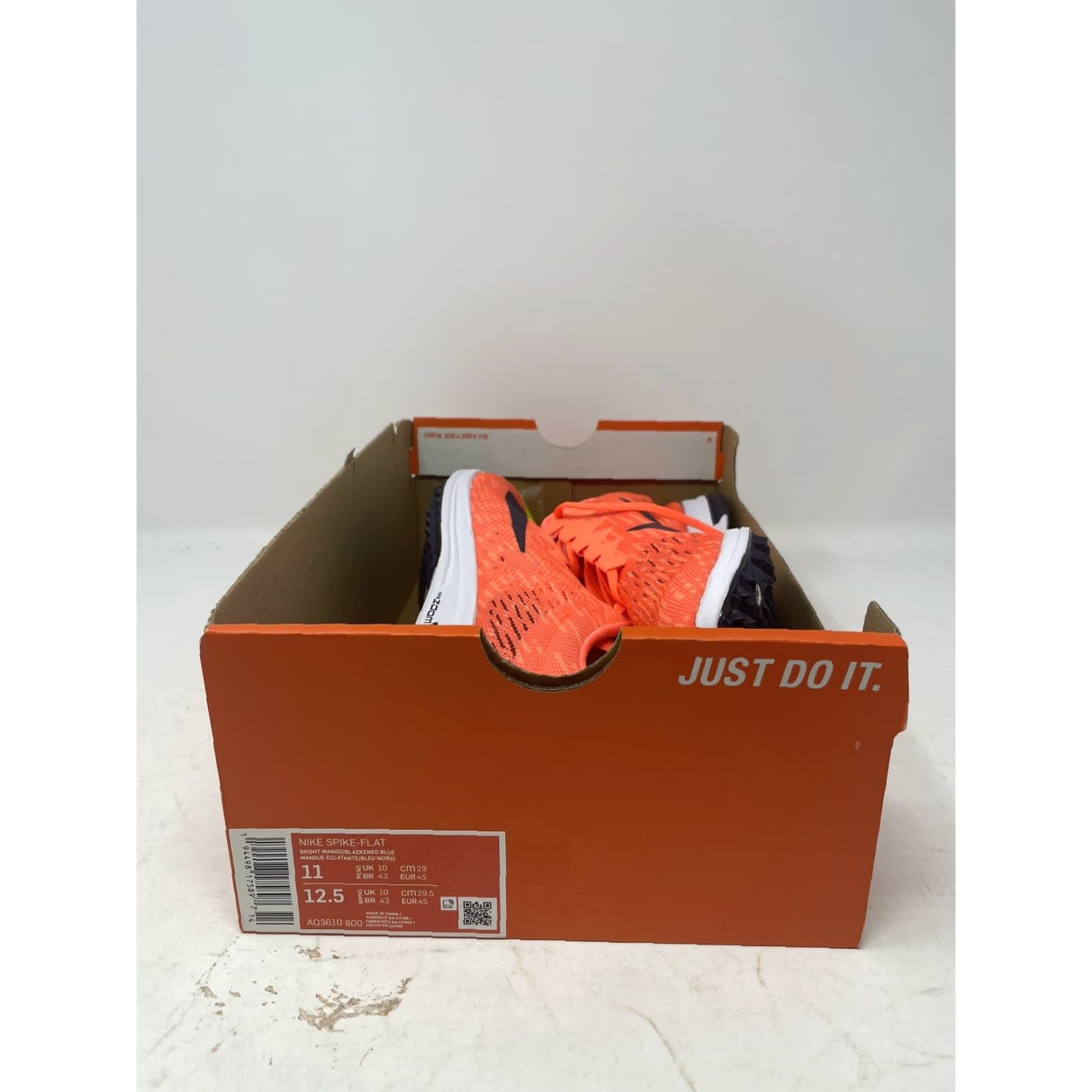 Nike Nike Spike Flat Athletic Shoe Men 11 Bright Mango Blackened Blue 2020 Spikes Shoes Shoes Size US 11 / EU 44 - 8 Thumbnail
