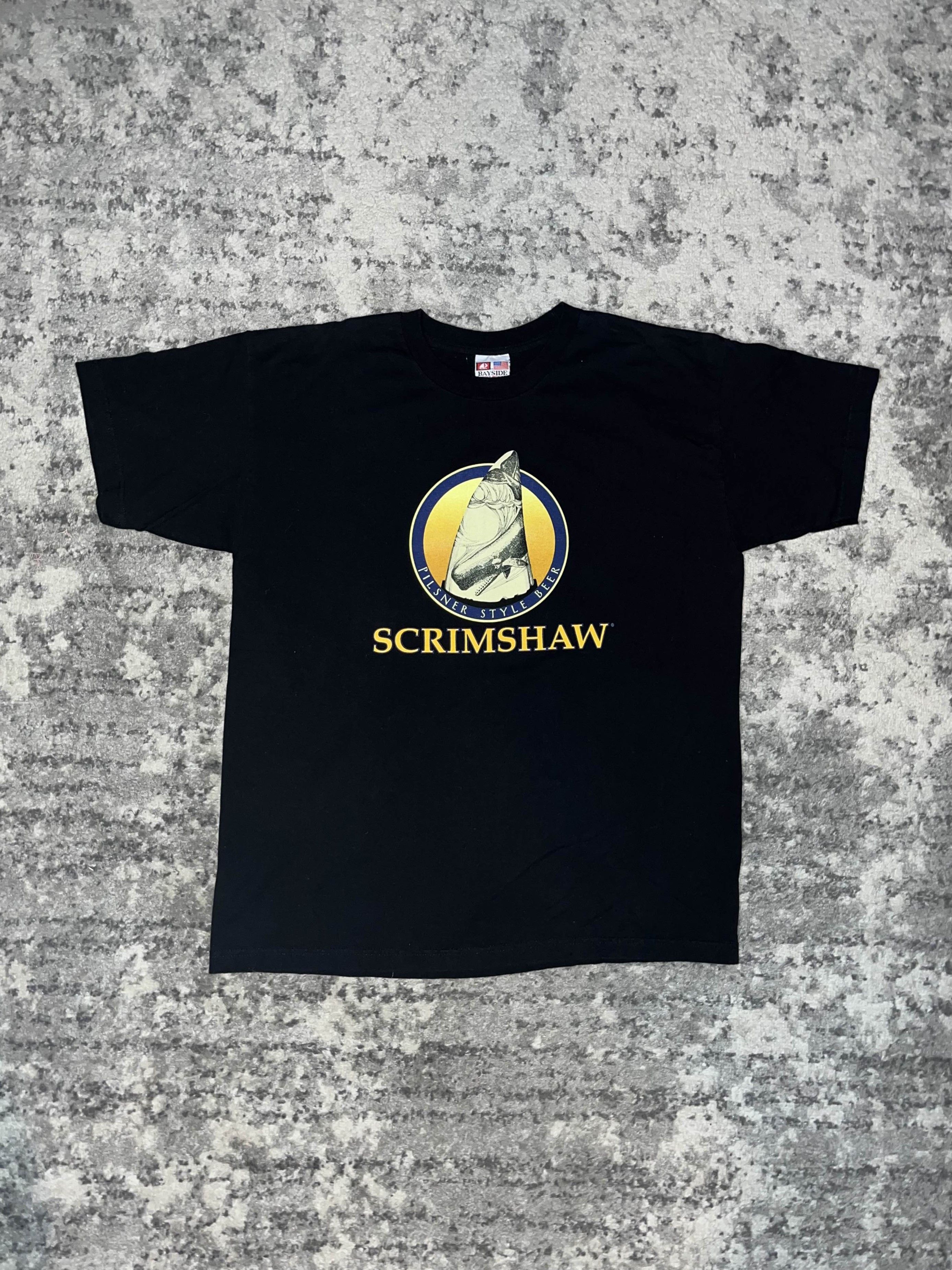 Vintage Vintage Scrimshaw Pilsner Style Beer Promo Whale Shirt Size US XL / EU 56 / 4 - 1 Thumbnail