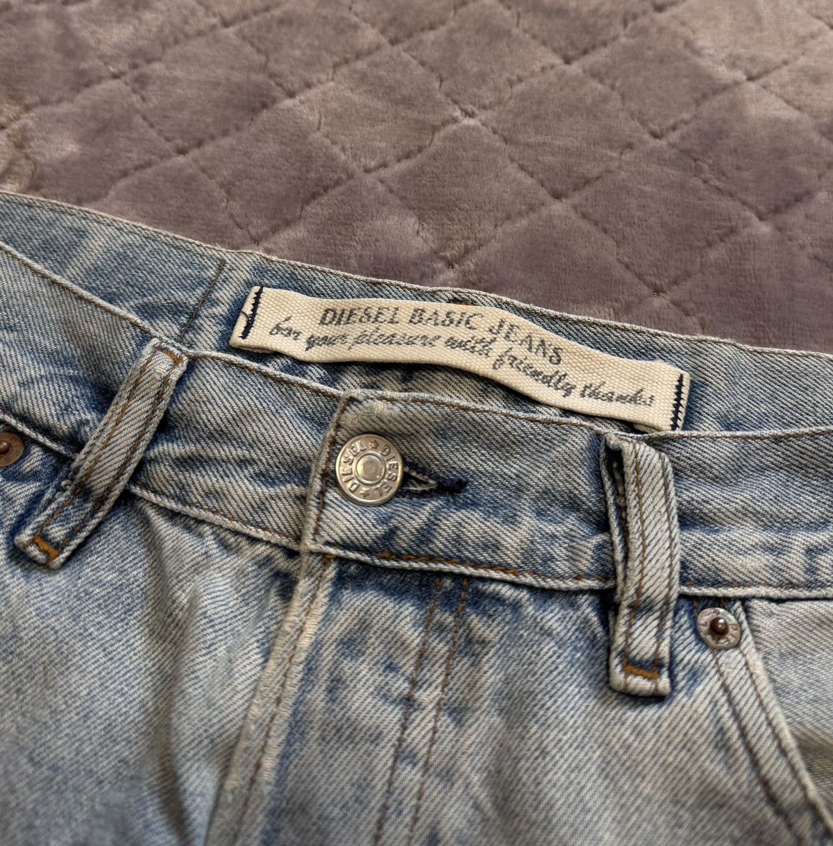 Diesel × Vintage Vintage Diesel Baggy Denim Shorts Size US 36 / EU 52 - 7 Thumbnail