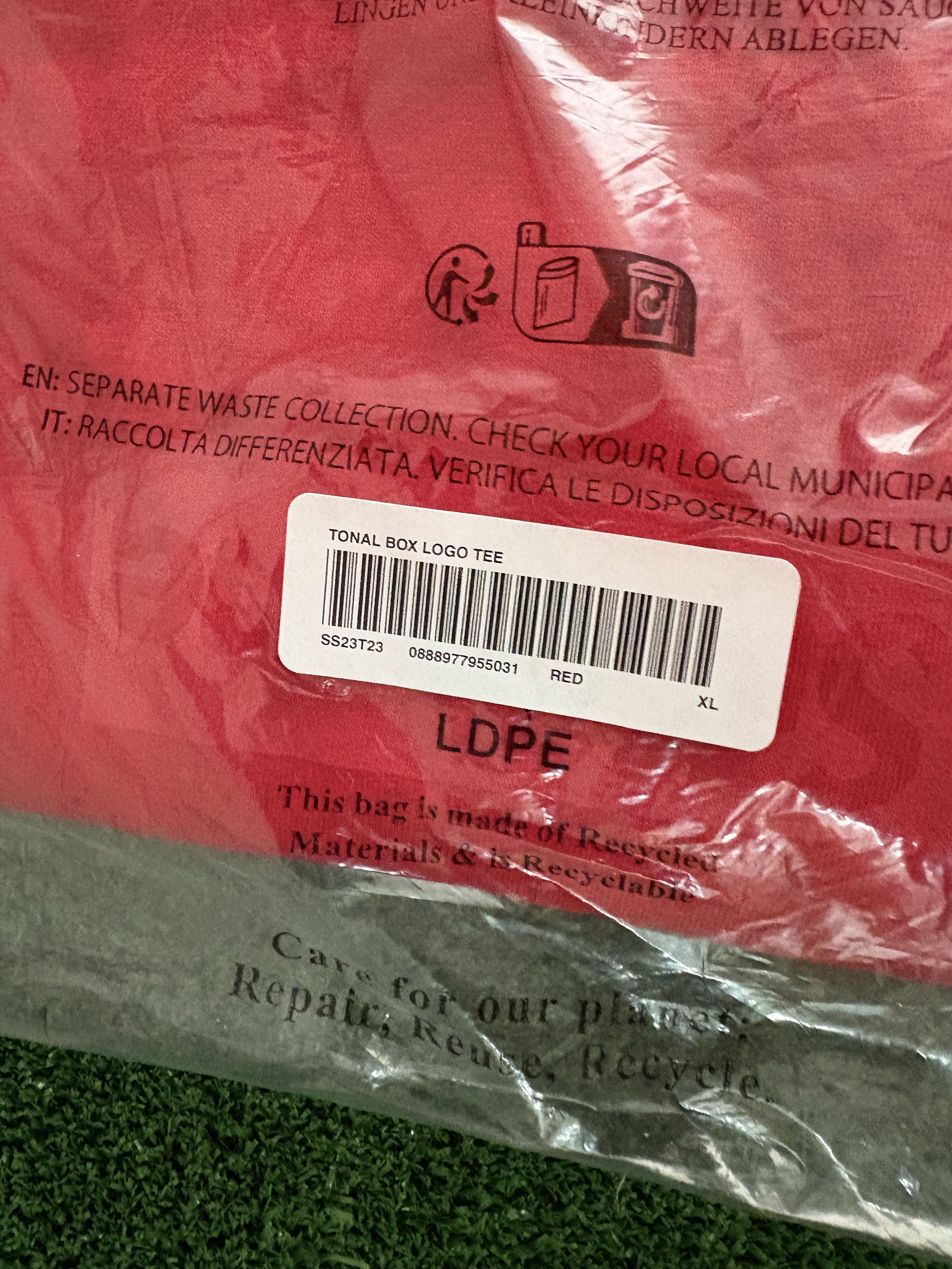Supreme Supreme Tee Tonal Box Logo FW23 Size US XL / EU 56 / 4 - 5 Thumbnail