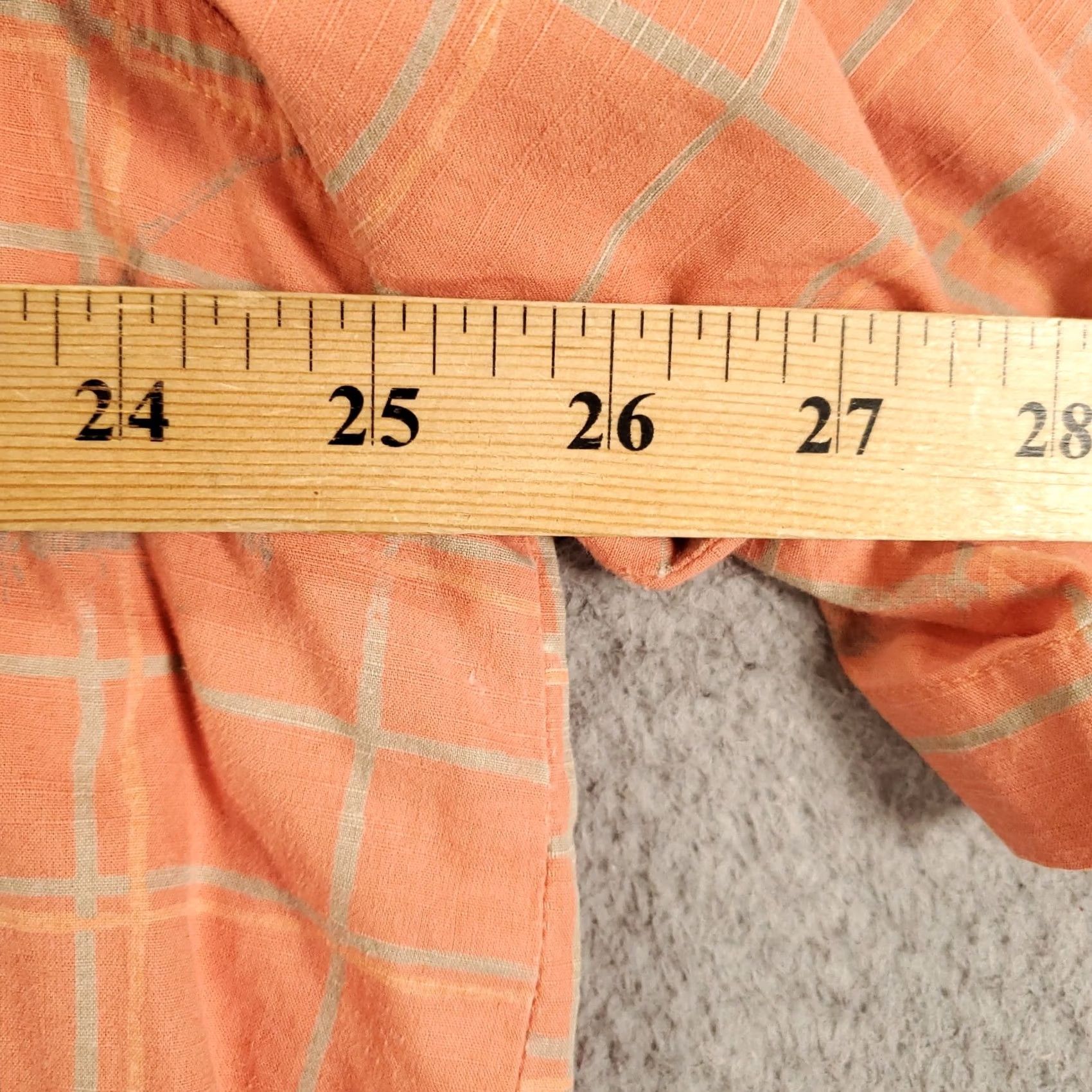 Vintage Columbia River Lodge Shirt Mens XL Orange Plaid Button Up Size US XL / EU 56 / 4 - 6 Thumbnail