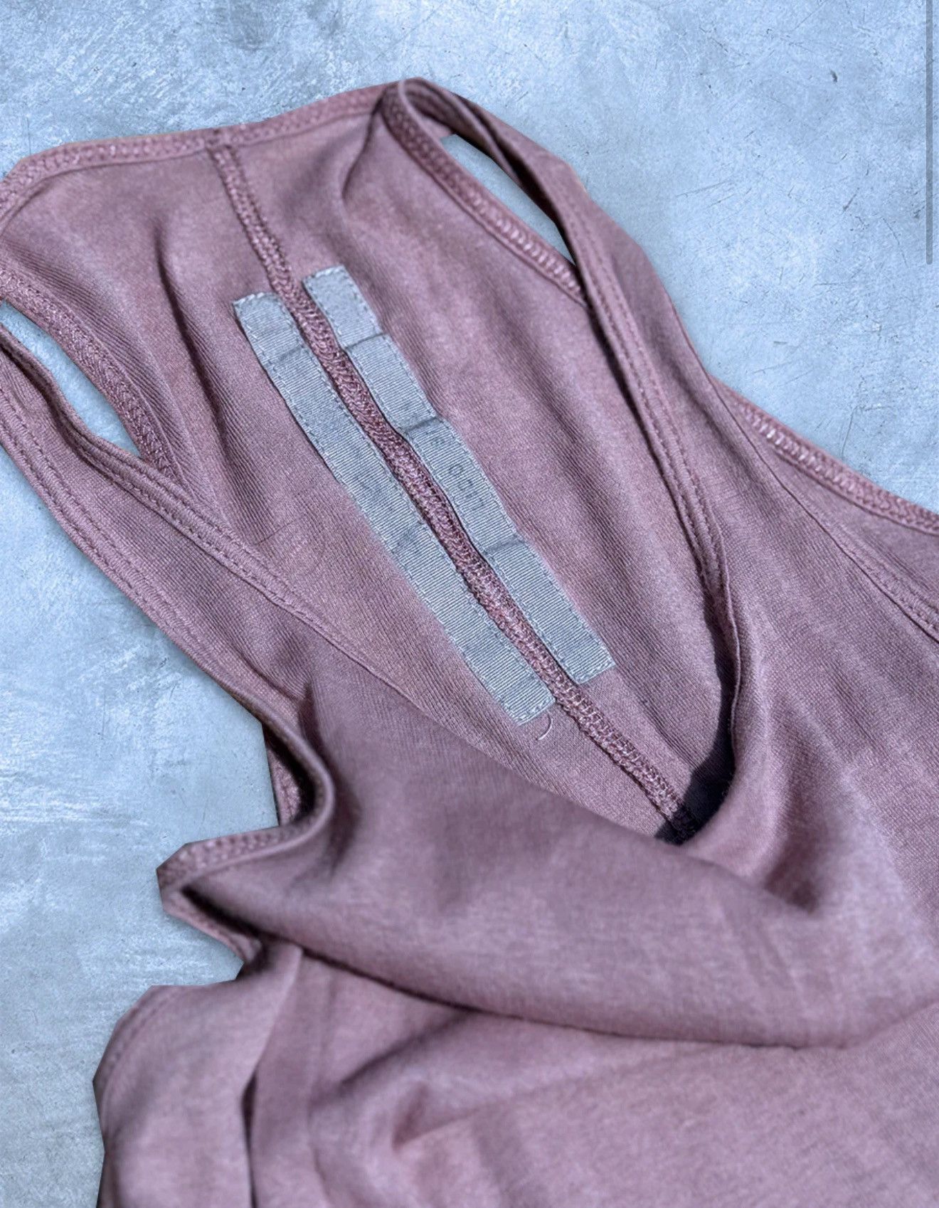 Rick Owens RICK OWENS - LONG PINK TANK Size S / US 4 / IT 40 - 3 Thumbnail