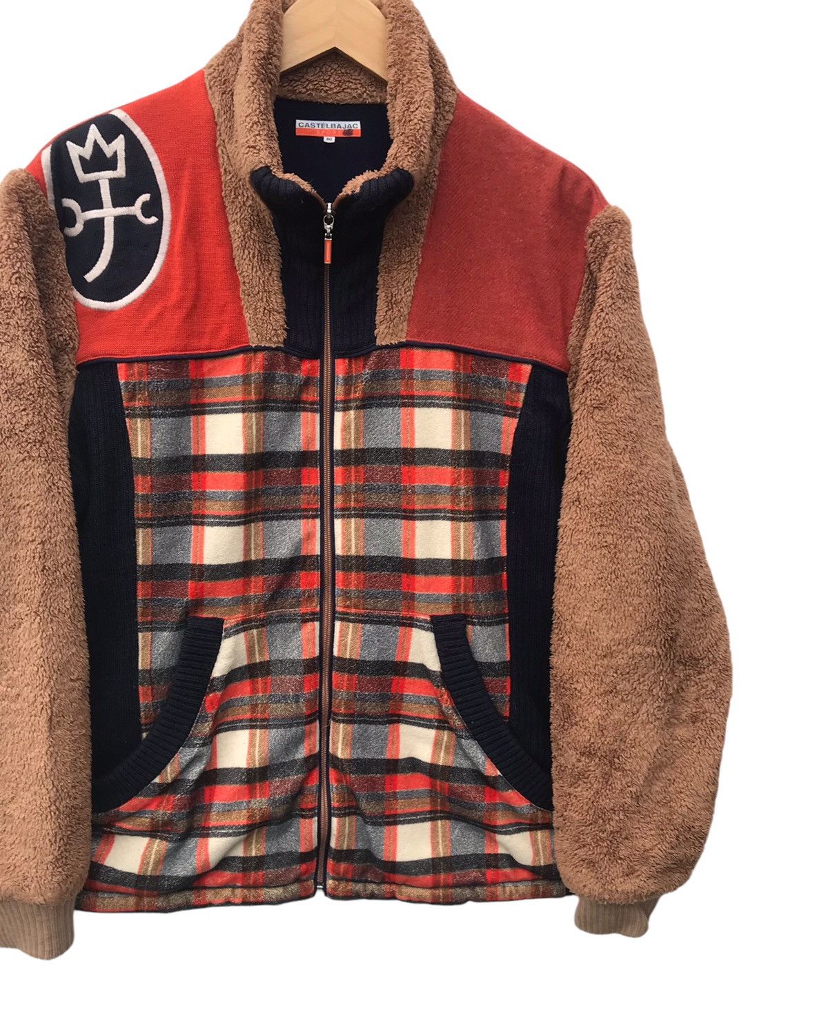 Jean Charles De Castelbajac Castelbajac Multicolour Sherpa Patchwork Pop Art Jacket Size US M / EU 48-50 / 2 - 3 Thumbnail