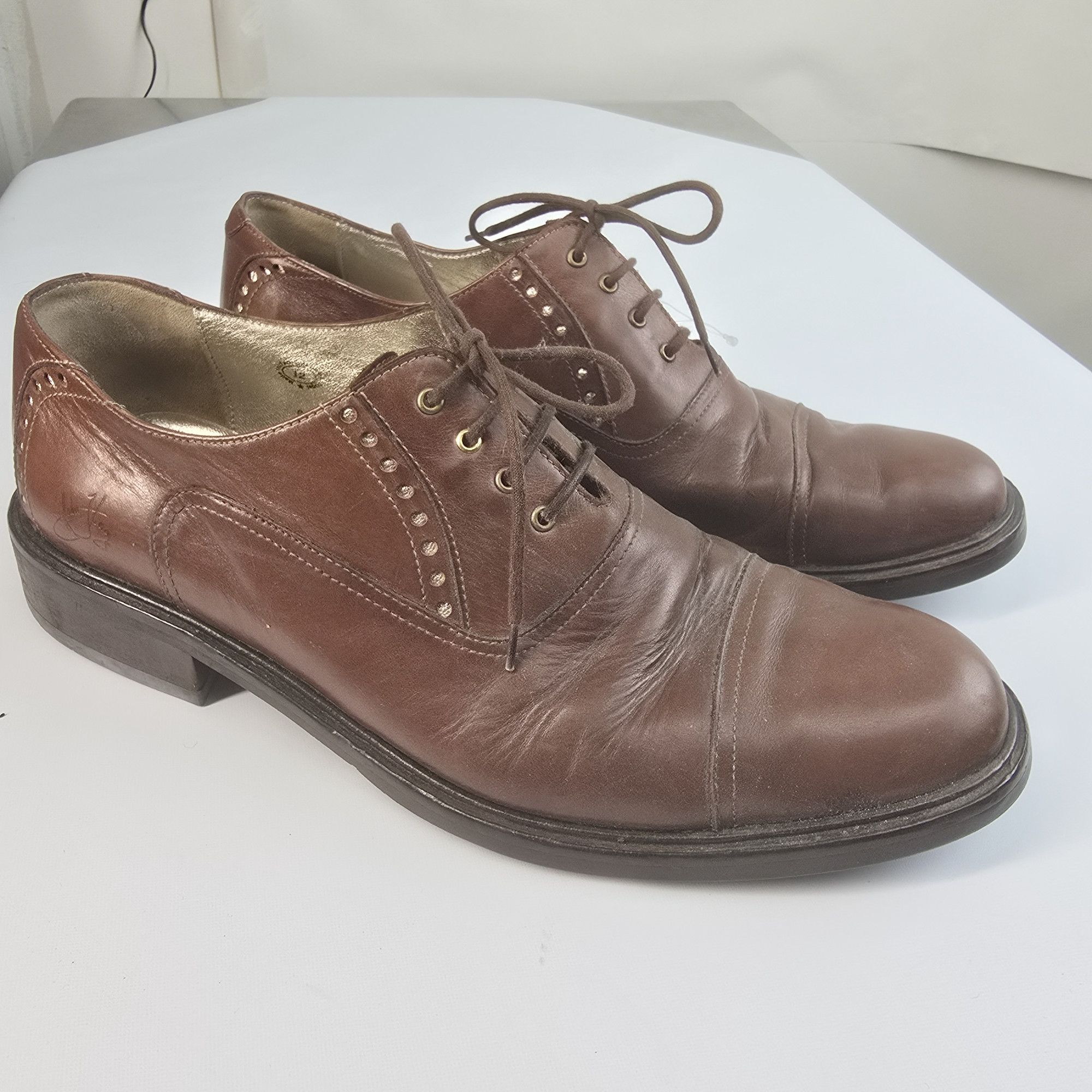 John Fluevog Capitalists TSE oxford shoes.