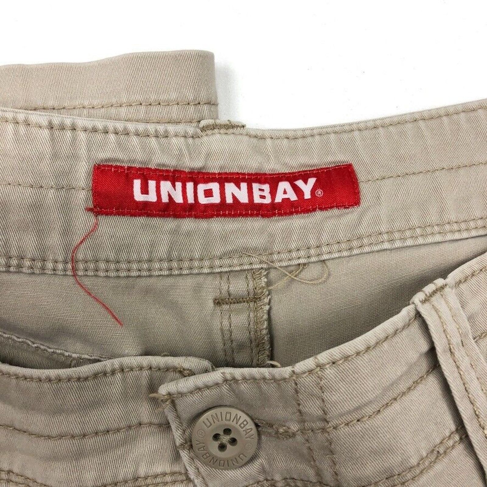 UNIONBAY × Vintage Union Bay Tan Light Brown Cargo Shorts size 34 Streetwear Size US 34 / EU 50 - 4 Thumbnail