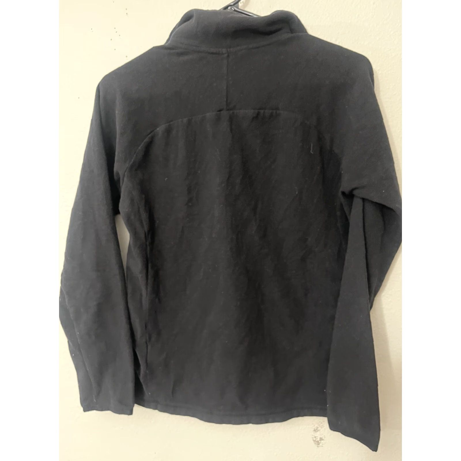 The North Face The North Face Hooded Fleece Jacket Medium 1/4 Zip Pullover Women Black Size M / US 6-8 / IT 42-44 - 2 Thumbnail
