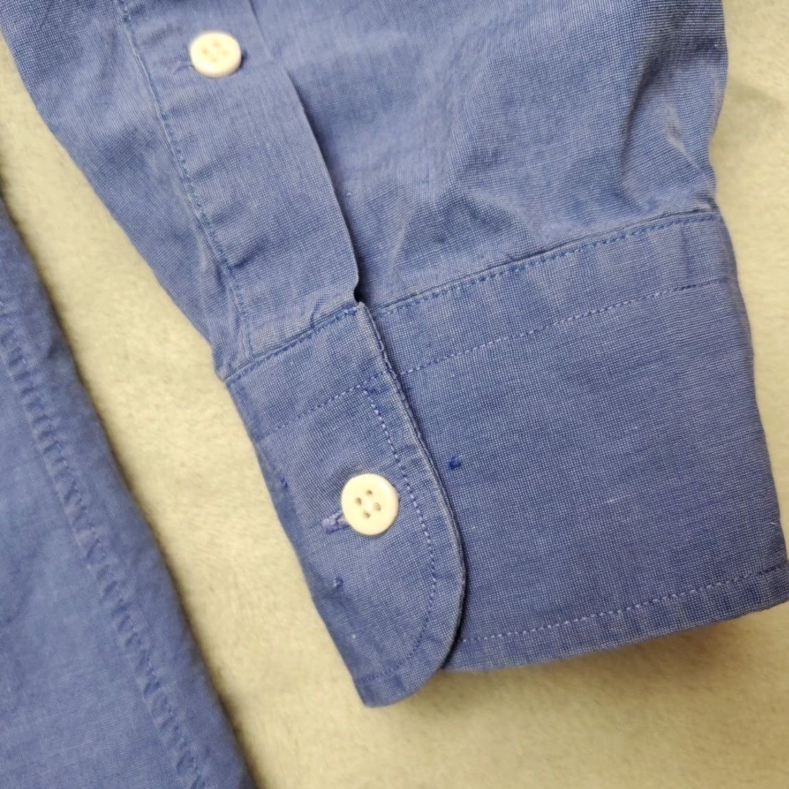 Nordstrom Nordstrom Mens Blue Long Sleeve Button-Up Shirt Relaxed Classic Fit XL Size US XL / EU 56 / 4 - 6 Thumbnail