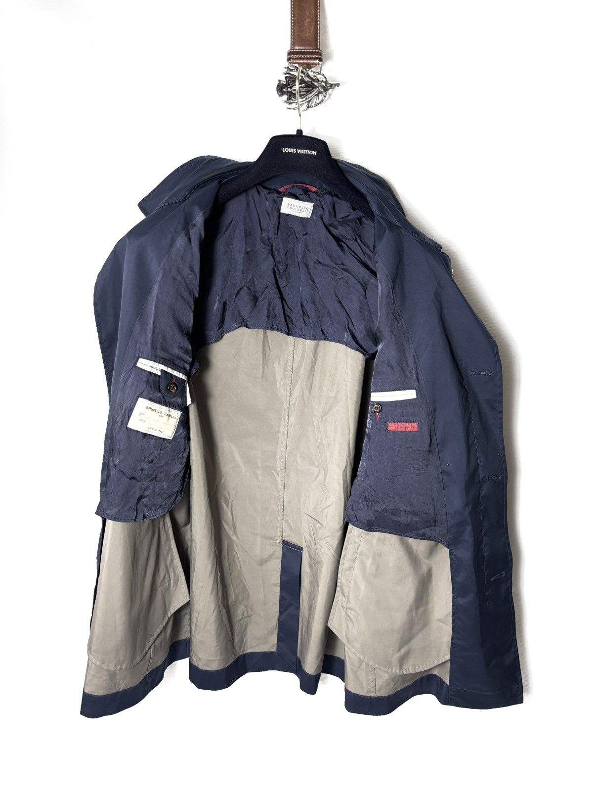 Brunello Cucinelli Brunello Cucinelli Trench Coat Size US L / EU 52-54 / 3 - 2 Thumbnail