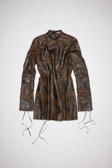 Acne Studios Acne Studios Spring Summer//22 Leather Dress Acne Studios Size XS / US 0-2 / IT 36-38 - 18 Thumbnail
