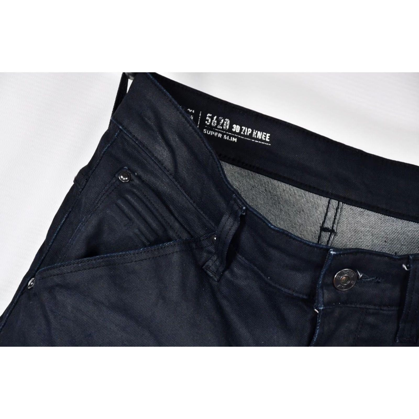 G-Star G-Star Raw 5620 3D Zip Knee Super Slim Jeans Mens W28 L30 Blue XS? Size US 28 / EU 44 - 6 Thumbnail