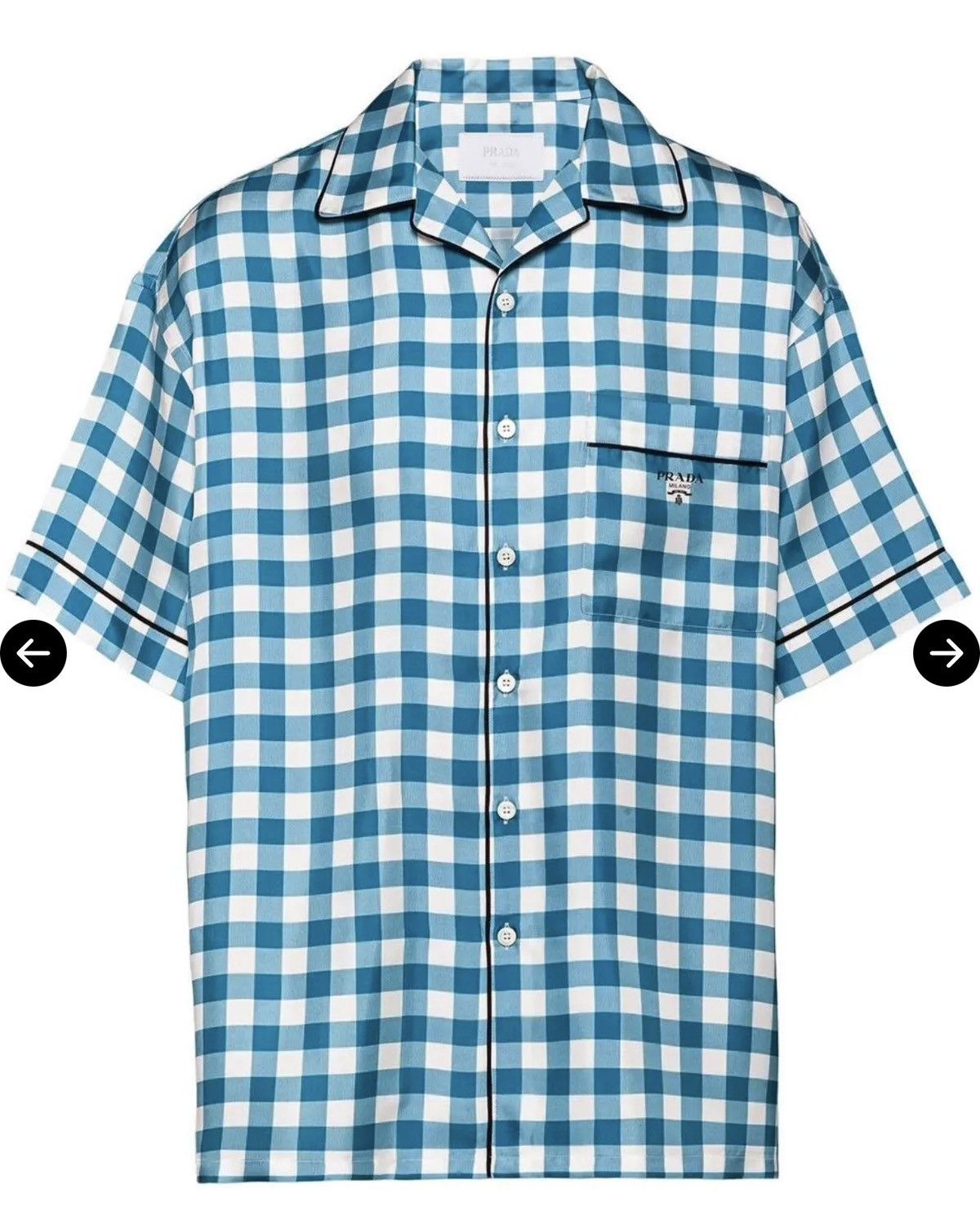 Prada Prada silk shirt Size US XL / EU 56 / 4 - 1 Thumbnail