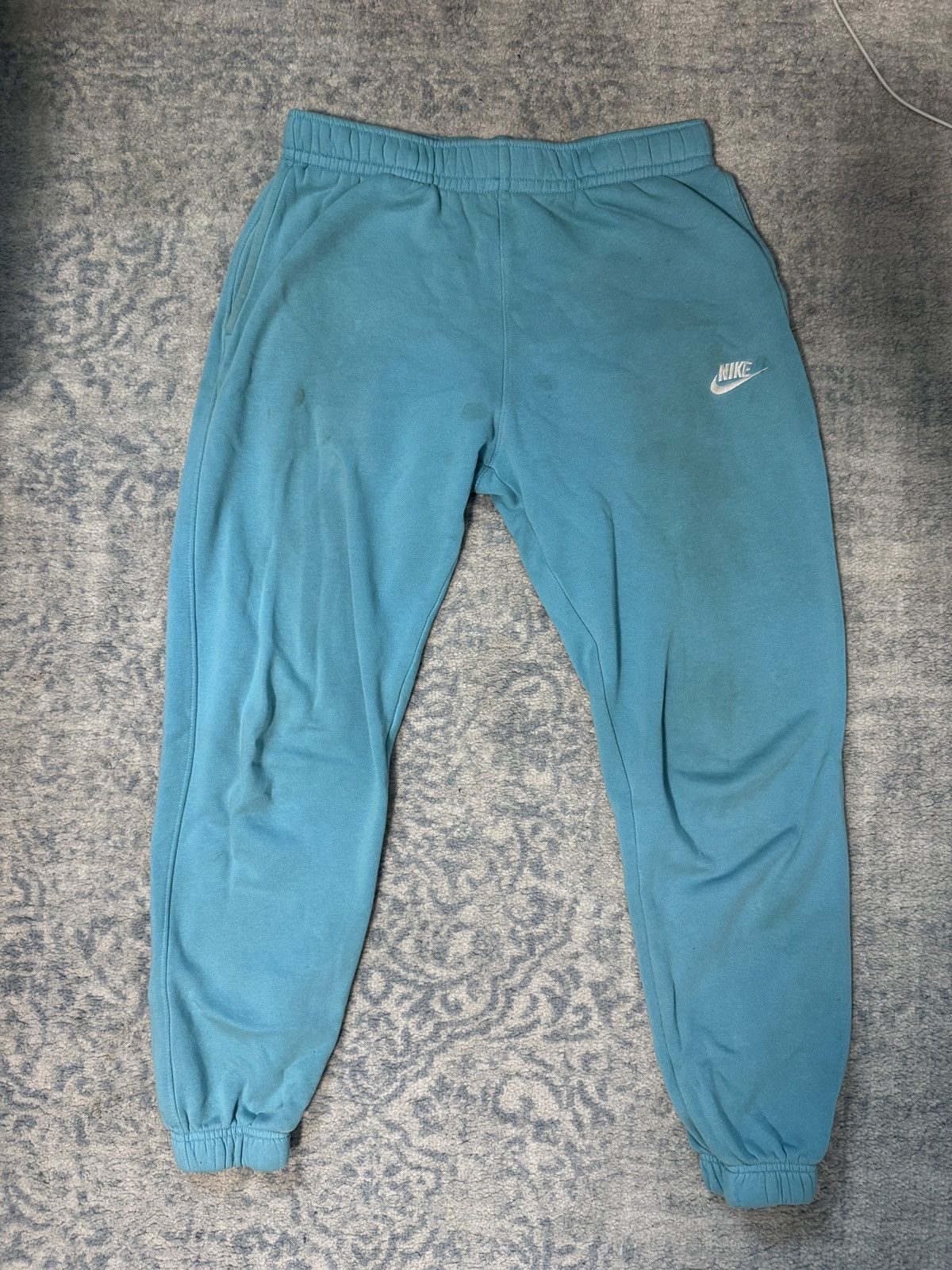 Nike Nike Sportswear Club Fleece Joggers Pants Baltic Blue Mens Size US 36 / EU 52 - 1 Thumbnail