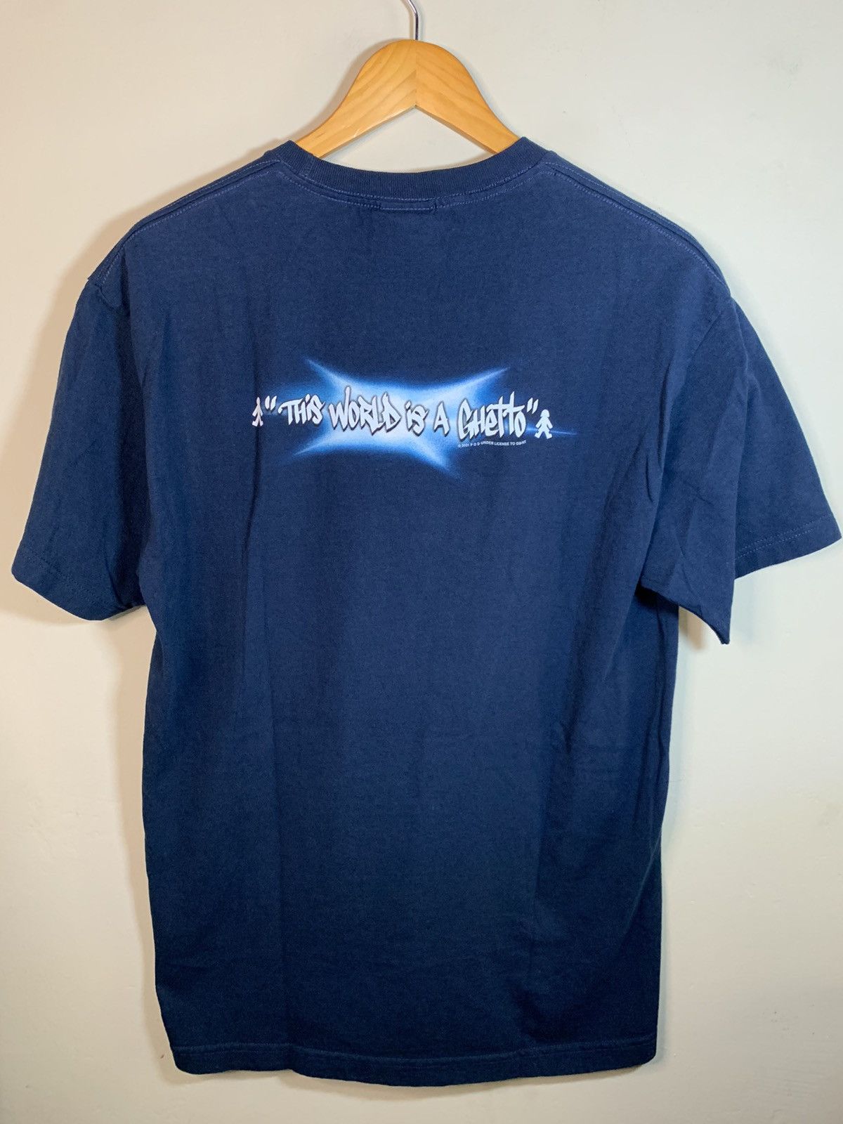 Band Tees × Vintage *RARE* Vintage 2001 P.O.D. This World Is A Ghetto Band Shirt Size US L / EU 52-54 / 3 - 2 Thumbnail
