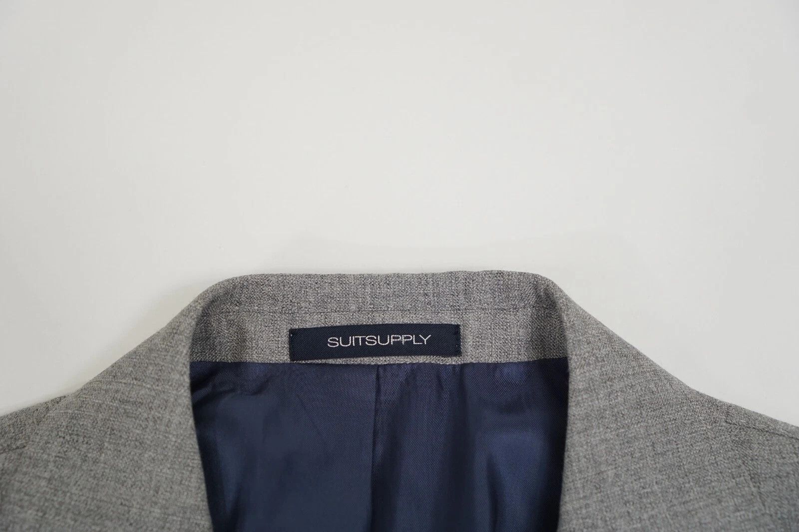 Suitsupply Men Suitsupply Blazer Lazio Wool Grey Vitale Barberis US40 Size 40R - 3 Thumbnail