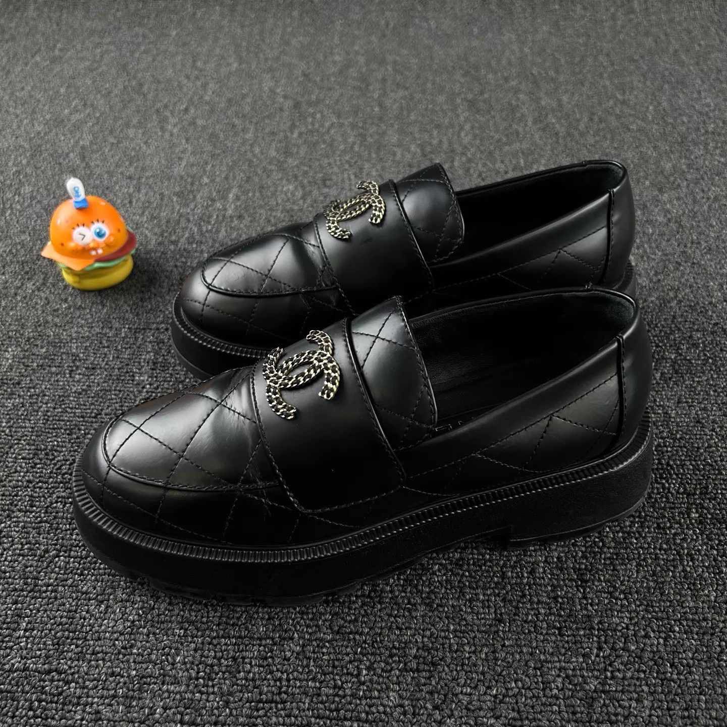 Chanel Chanel Black Platform Loafer 36 Size US 5.5 / IT 35.5 - 1 Thumbnail