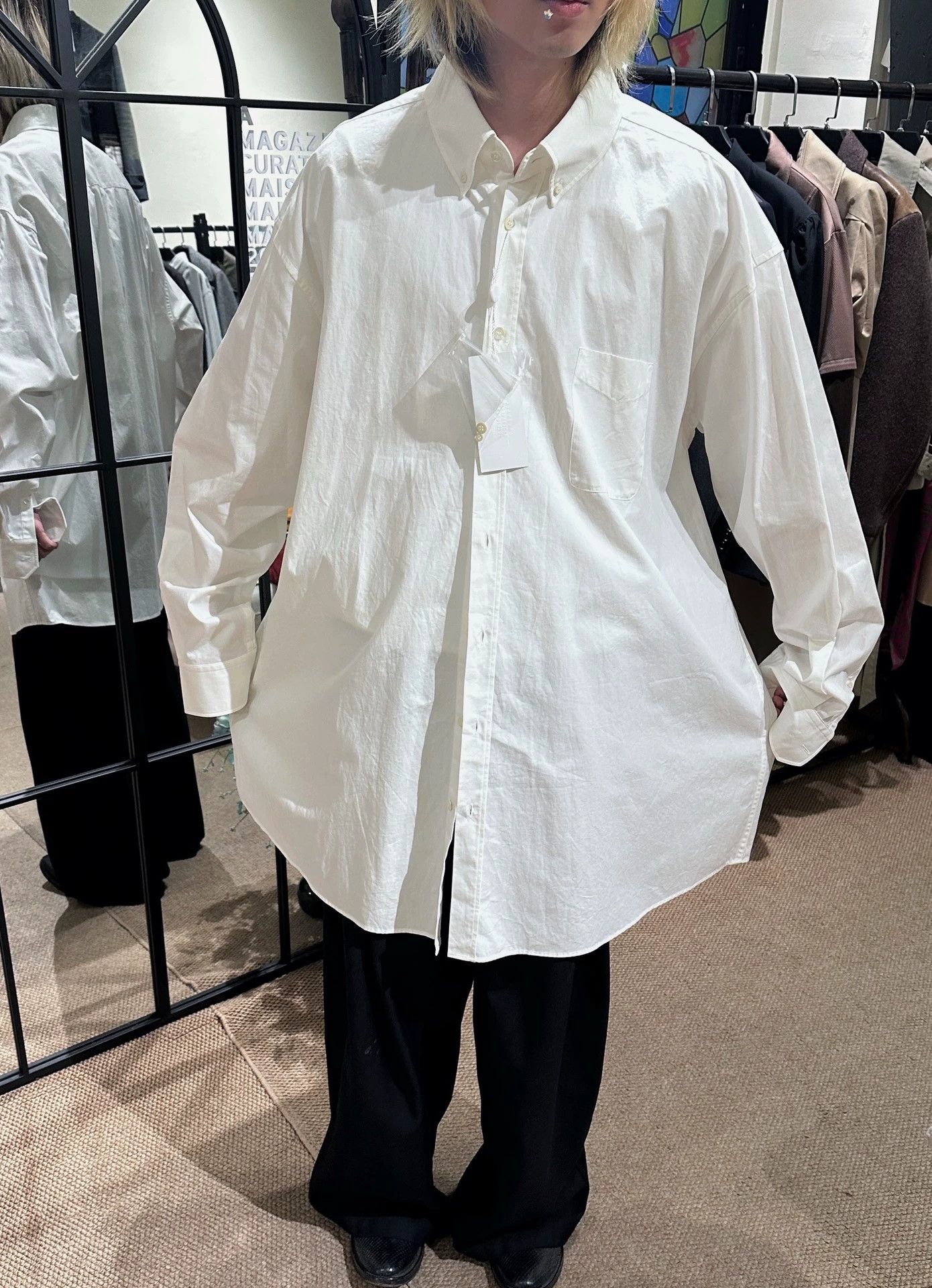Maison Margiela Maison Margiela 2019AW JG Oversized Shirt 40 New Size US M / EU 48-50 / 2 - 4 Thumbnail
