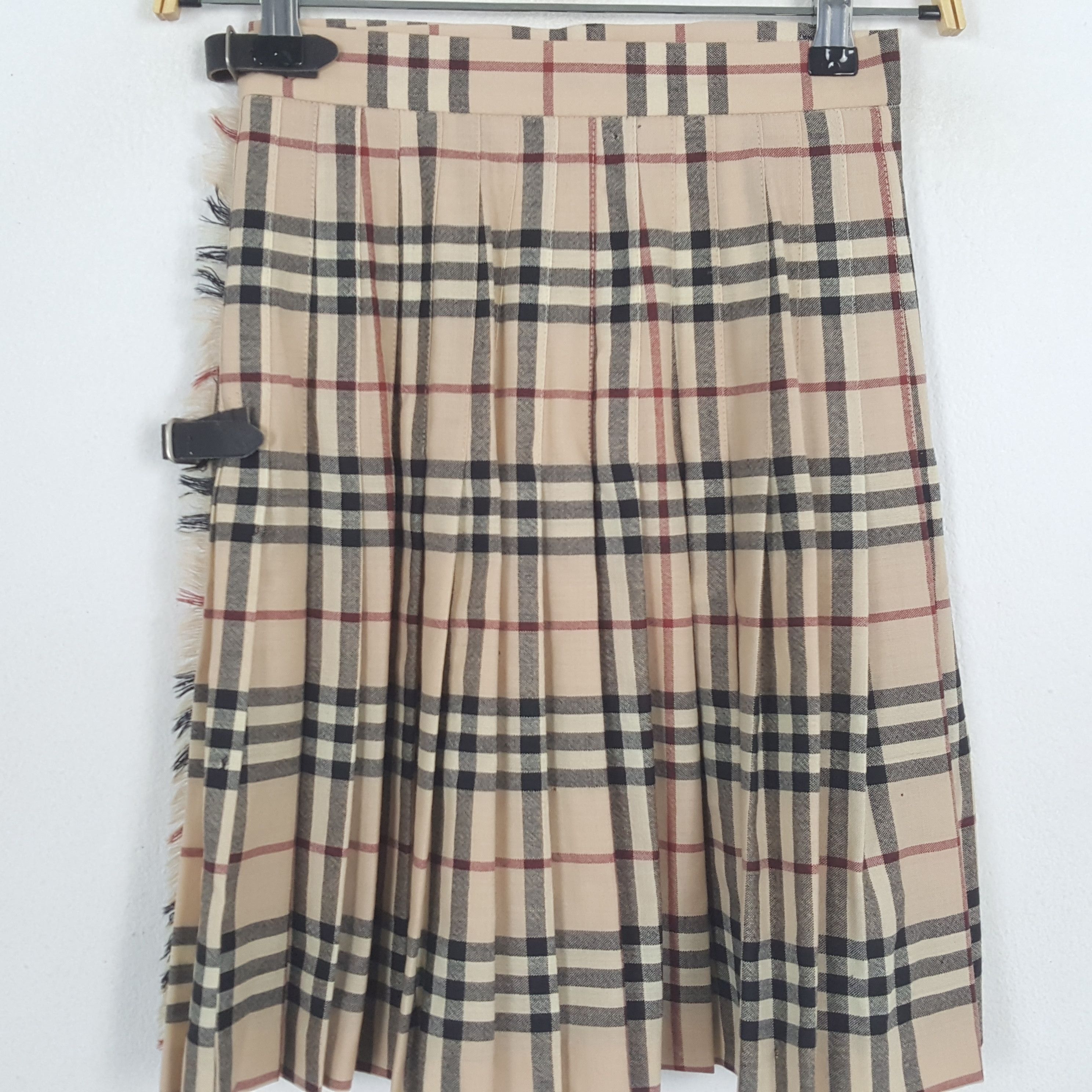 Burberry × Vintage Vintage BURBERRY LONDON Nova Check Design Skirt Size 22" - 2 Thumbnail