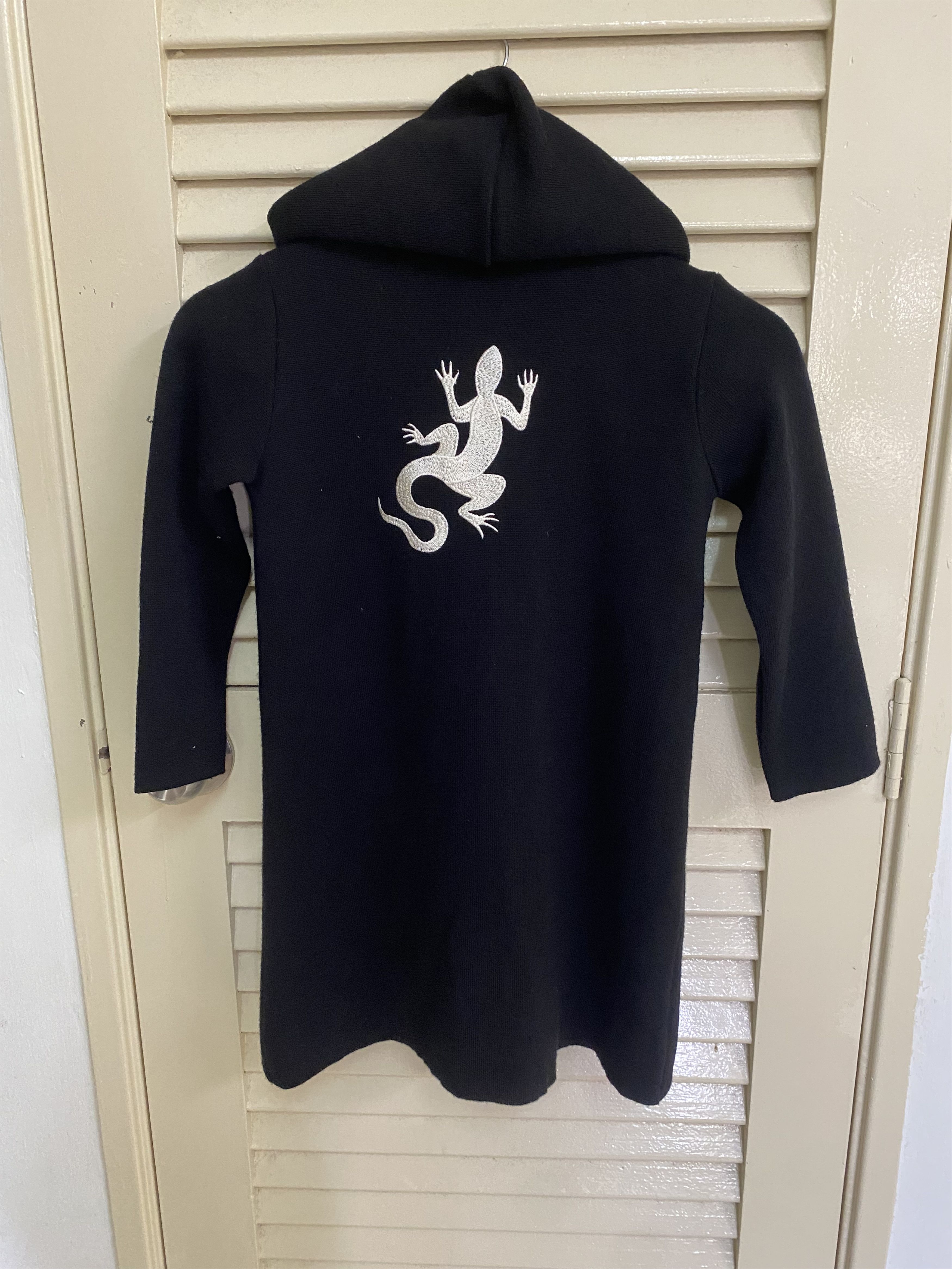 agnes b. Agnes B Wool Hoodie Lizard Size S / US 4 / IT 40 - 1 Thumbnail