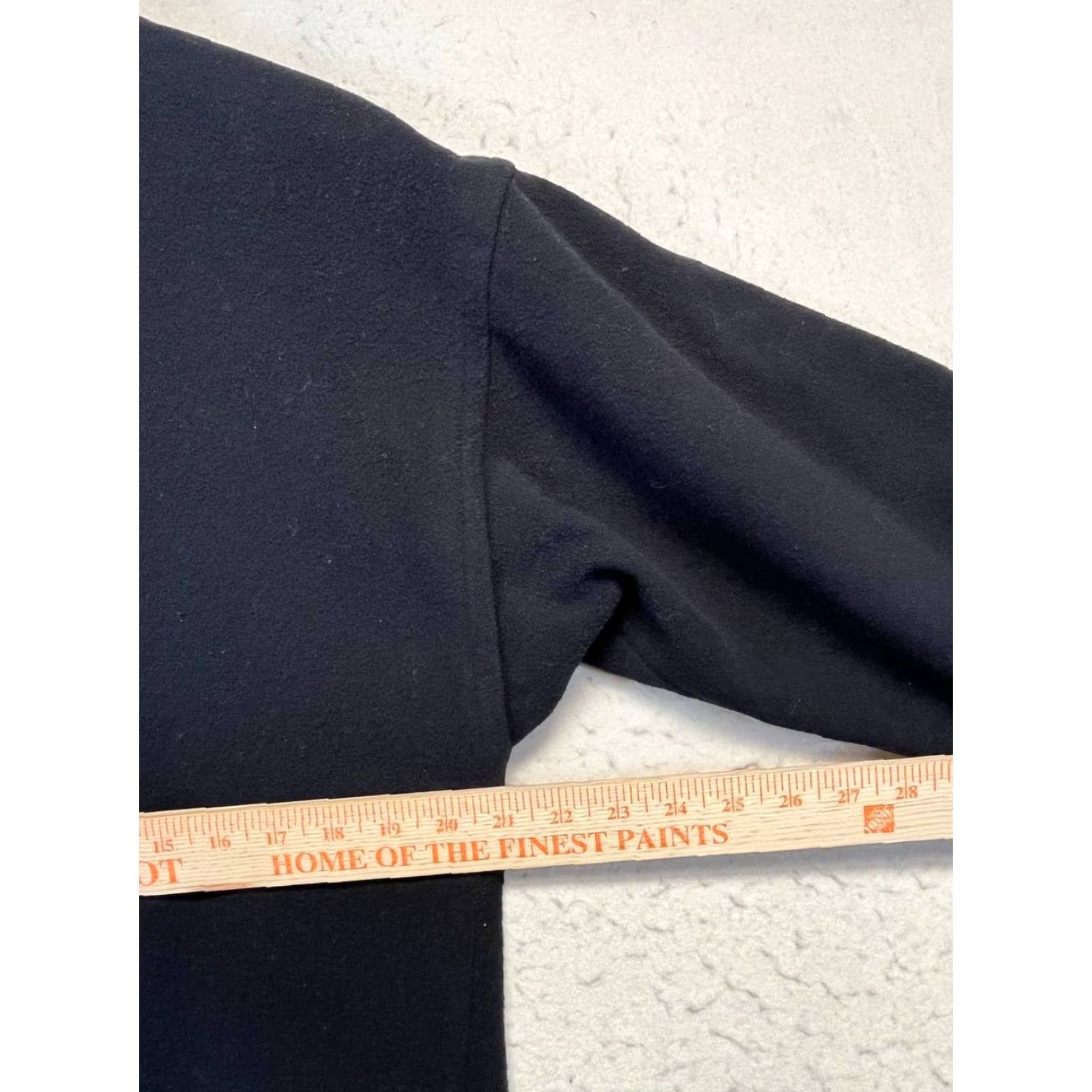Vintage VINTAGE I. Magnin & Company Coat Black 100% Wool Women Size 4 Mid-Length Velvet Lined Button Pockets Shoulder Pads Size S / US 4 / IT 40 - 4 Thumbnail