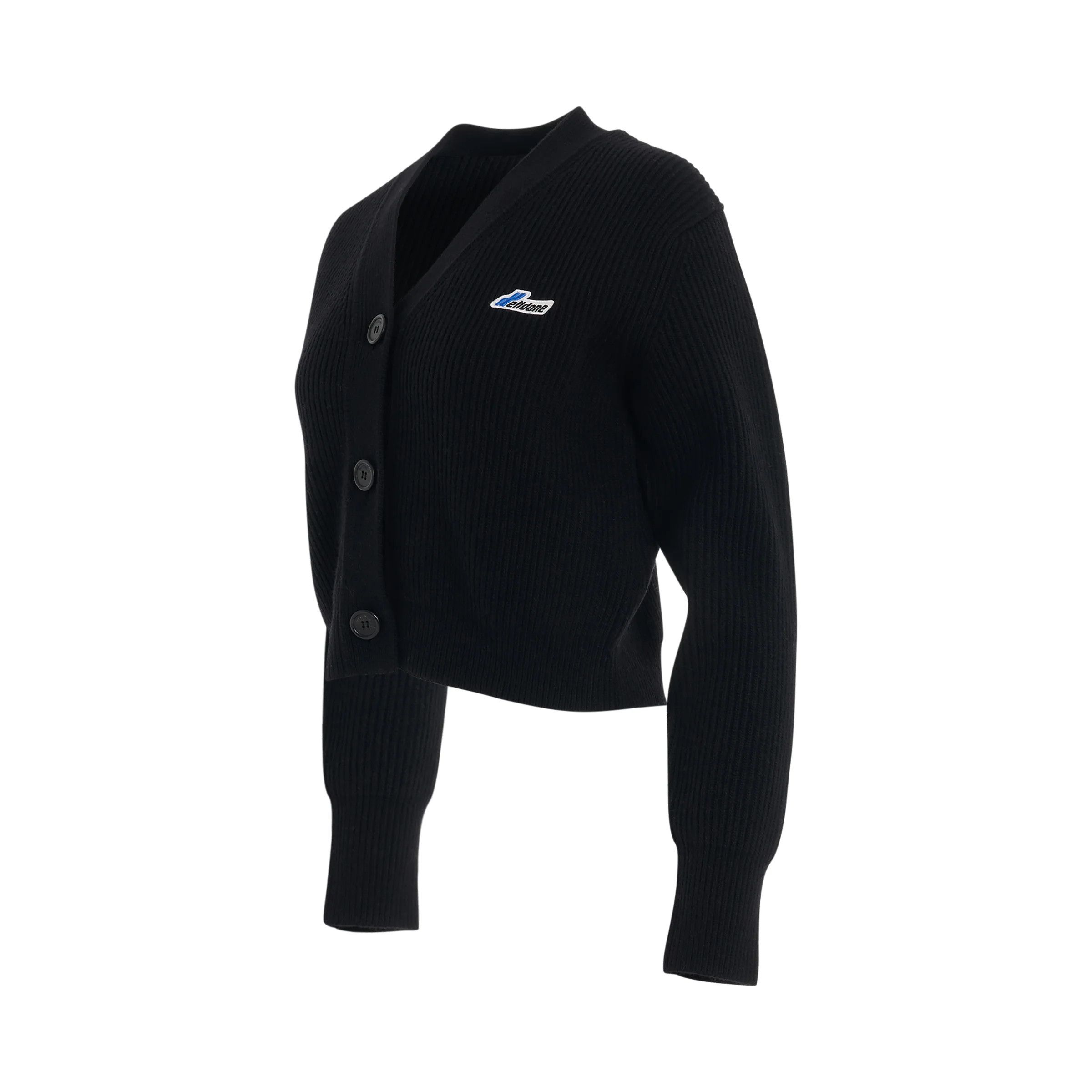 WE11DONE o1mris0824 Short Cardigan in Black Size US L / EU 52-54 / 3 - 2 Thumbnail