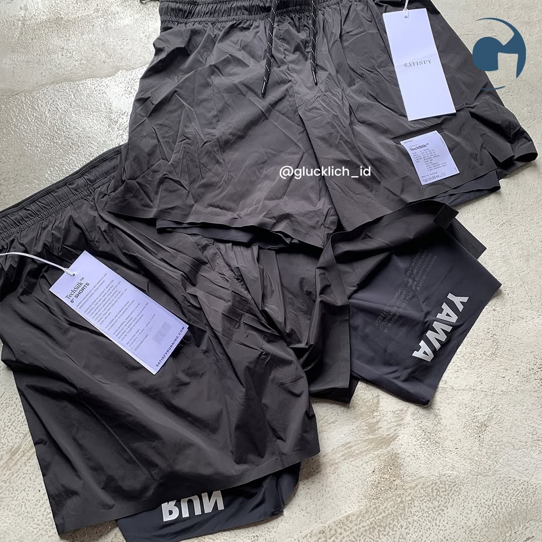 Satisfy Satisfy, TechSilk 8" Shorts in Black Size US 26 / EU 42 - 4 Thumbnail