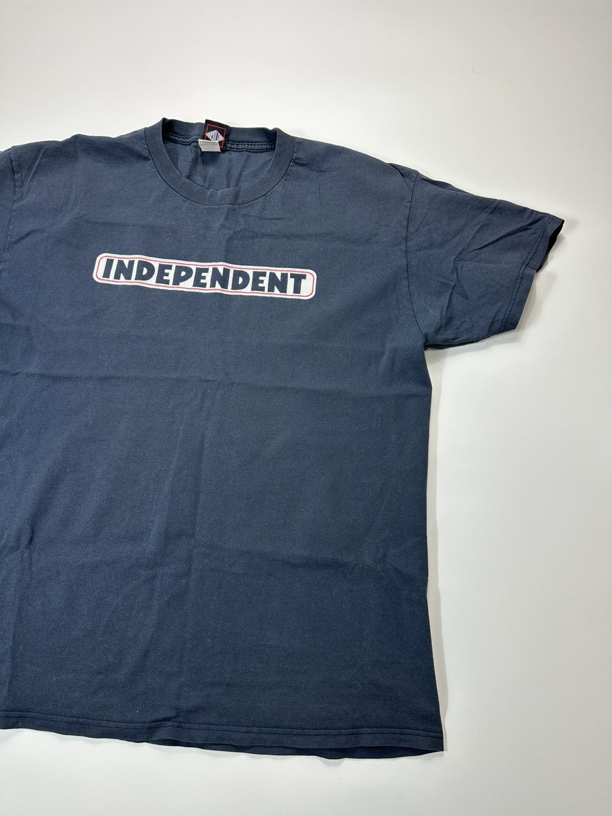 Independent Trading Co. 90's Independent T-shirt Centre Logo XL Size Blue Size US XL / EU 56 / 4 - 4 Thumbnail