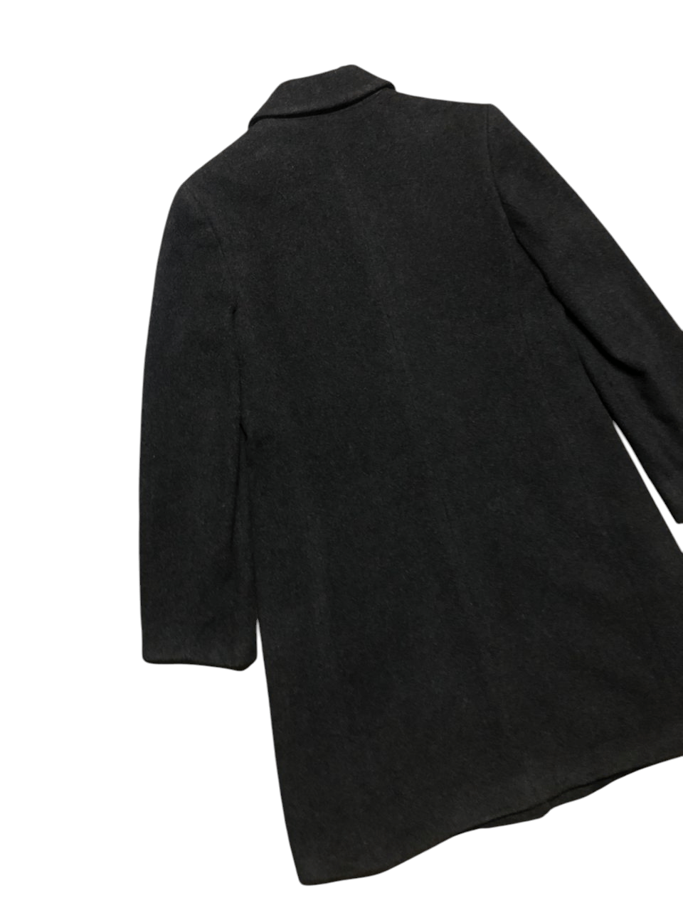 United Colors Of Benetton United Colors Of Benetton Wool Trenchcoat Black Size M / US 6-8 / IT 42-44 - 7 Thumbnail