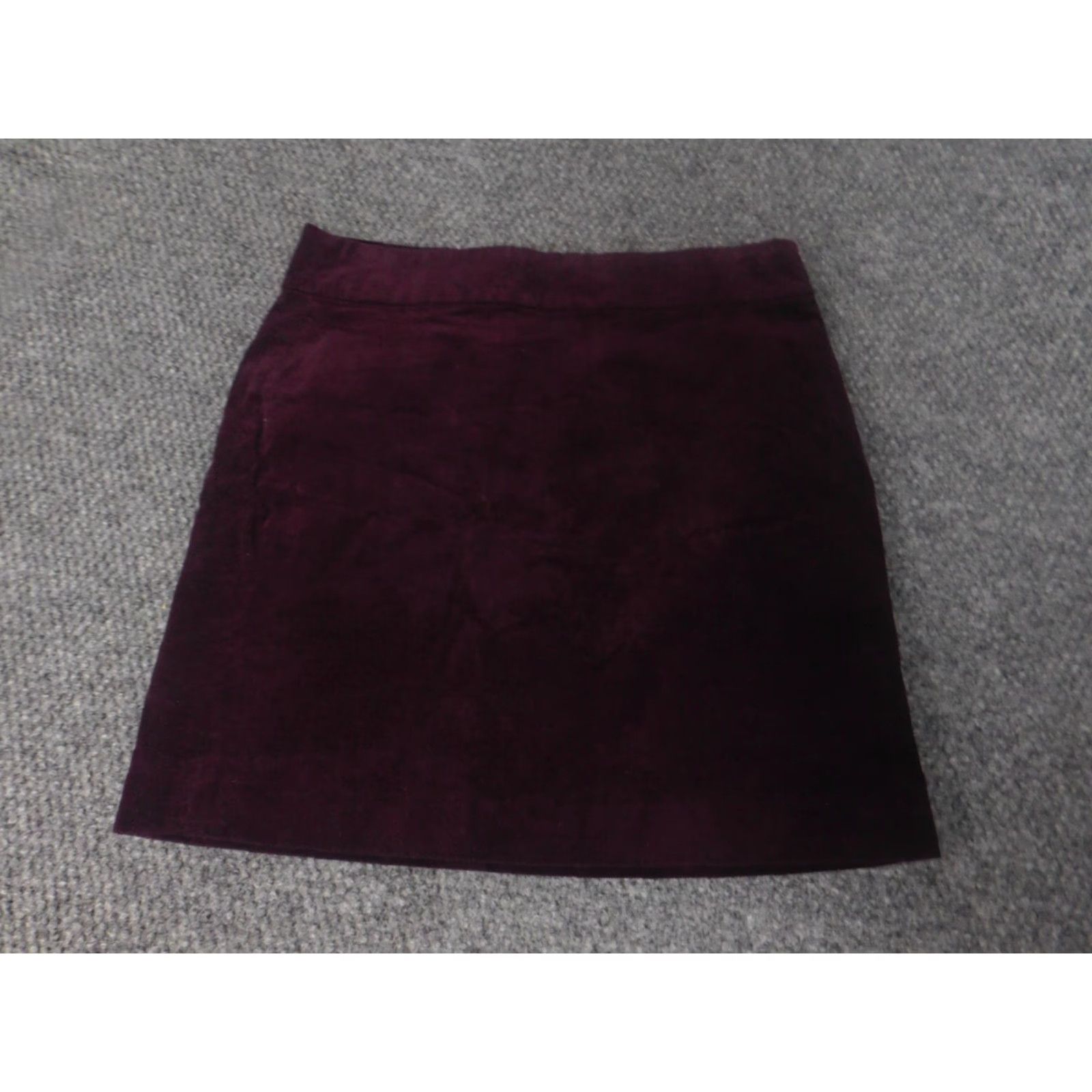 Banana Republic **Purple Zip A-Line Skirt** User: **A-Line Purple Zip Skirt** Size 26" / US 2 / IT 38 - 2 Thumbnail