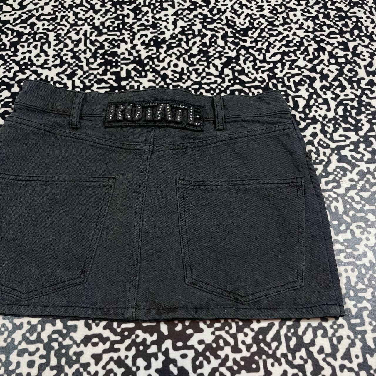 ROTATE Vintage Y2K Rotate Denim Retro Mini Skirt 90s Style Size 26" / US 2 / IT 38 - 5 Thumbnail
