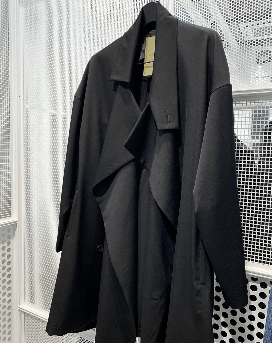 Yohji Yamamoto Yohji Yamamoto Pour Homme - WOOL GABARDINE SMOOTH COAT Size US M / EU 48-50 / 2 - 16 Thumbnail