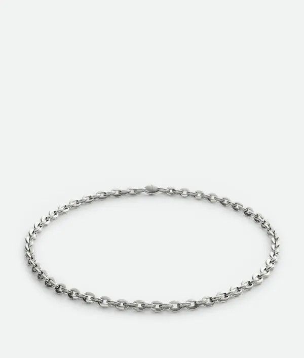 Bottega Veneta o1bcso1str0925 Size: OS / Shape Chain Necklace in Silver Size ONE SIZE - 2 Thumbnail