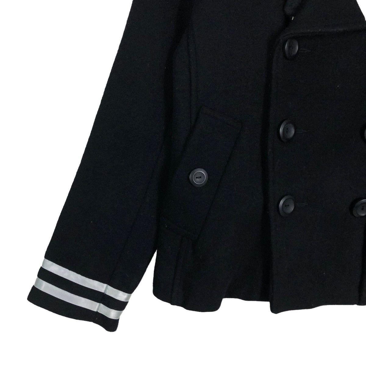 Japanese Brand 🔥Biker Jacket Wool Double Breast Kissmark Japan Made Size US M / EU 48-50 / 2 - 5 Thumbnail