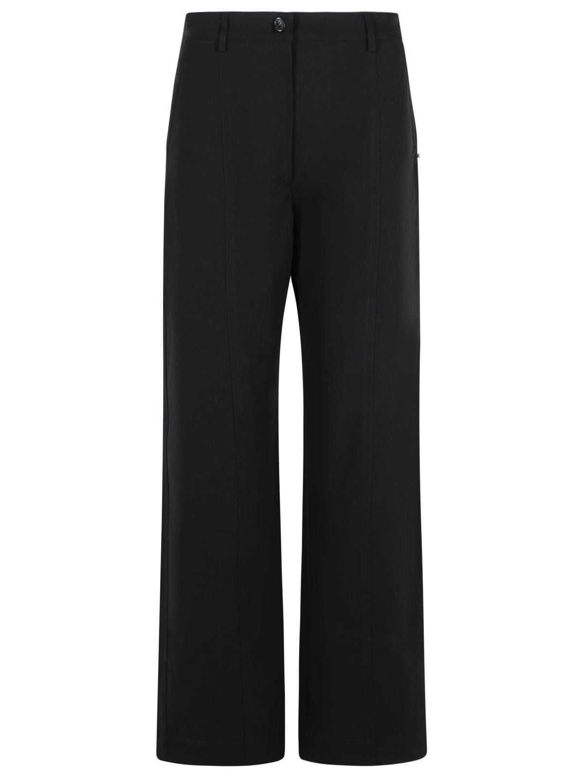 Sportmax SPORTMAX Era' Black Cotton Pants Size 26" / US 2 / IT 38 - 1 Thumbnail