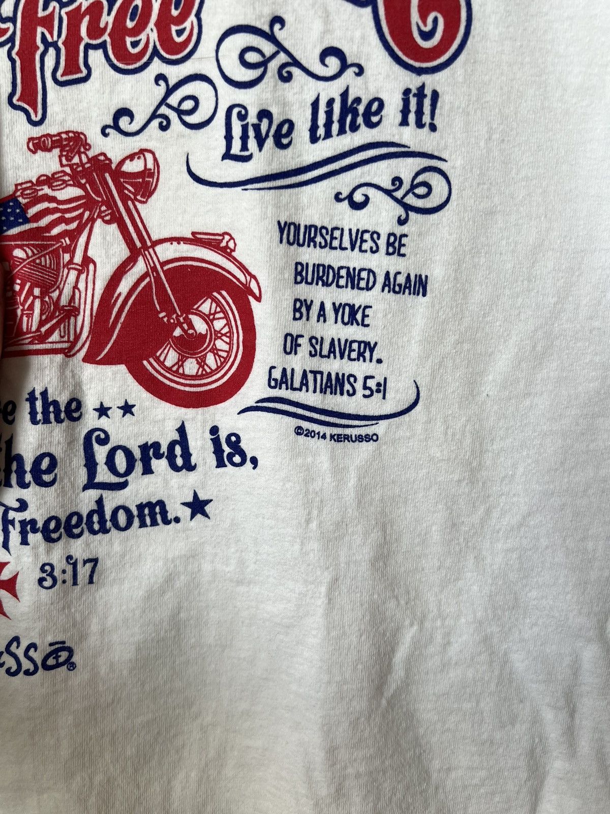 Vintage Vintage Y2K Jesus Motorcycle Shirt Size US XL / EU 56 / 4 - 5 Thumbnail