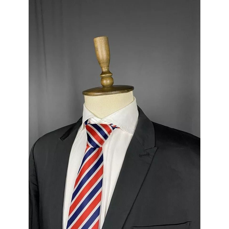 Allsaints Allsaints Men's Black Cotton Silk Blazer Sportcoat Jacket Si Size 44R - 4 Thumbnail