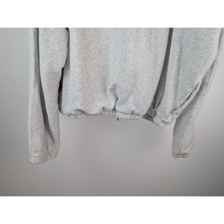 Jacquemus o1rshd1 Oversized Zip-Up Torneo Hoodie in Athletic Club Grey Size US XL / EU 56 / 4 - 14 Thumbnail
