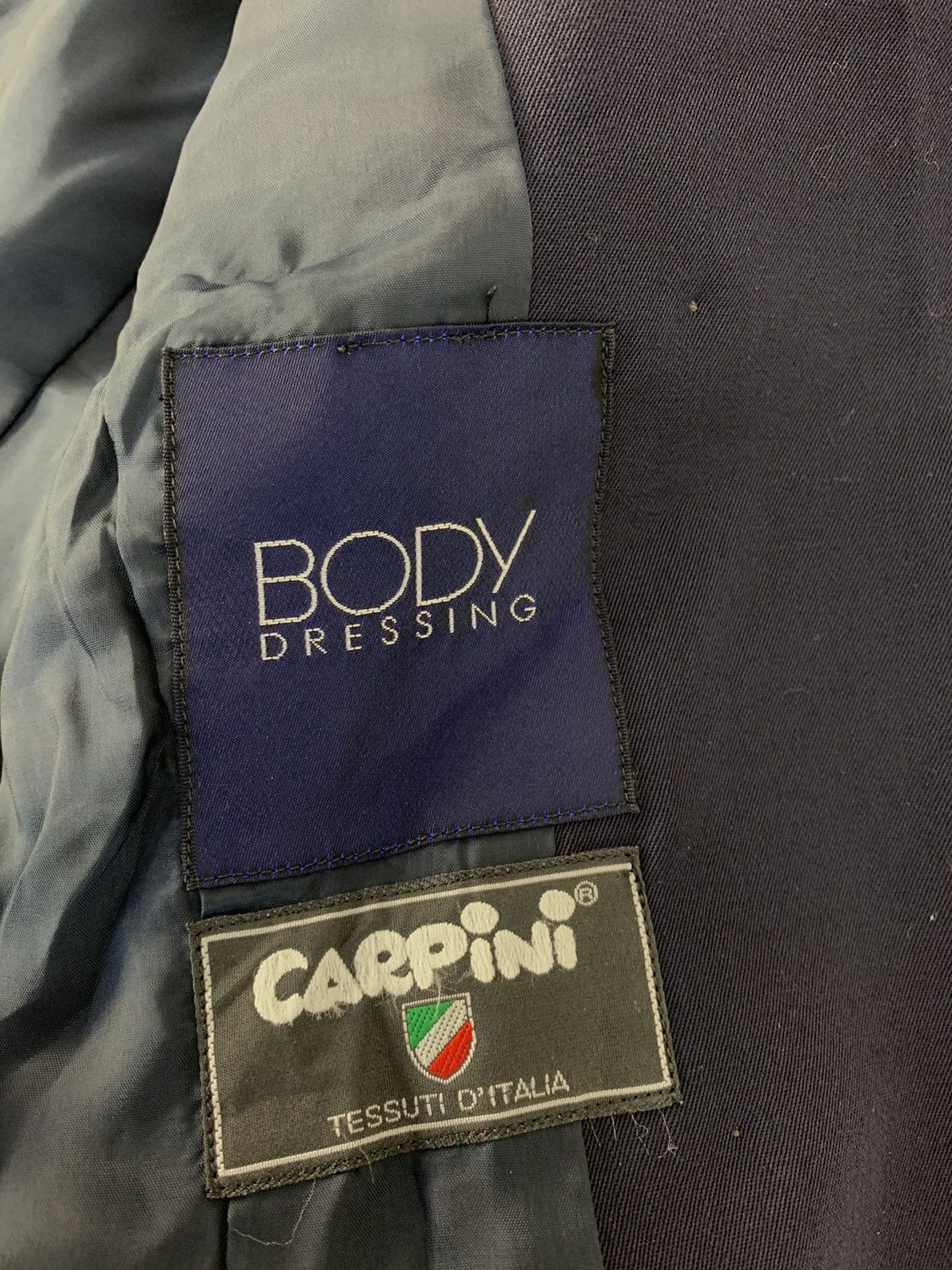 Japanese Brand 90s Carpini Tessuti D’italia Body Dressing Double Breasted Size S / US 4 / IT 40 - 7 Thumbnail
