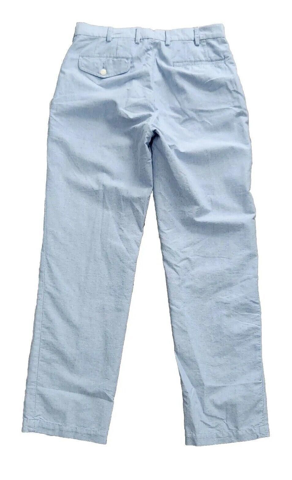 Polo Ralph Lauren Mens Polo Ralph Lauren Pants Chino Baby Blue 33 X 32 Dressy Size US 33 - 2 Thumbnail