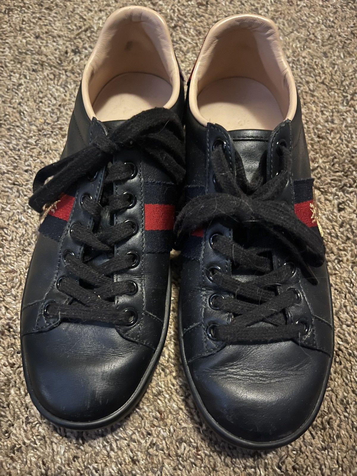 Gucci Black Gucci Ace Bee sneakers Size US 6 / IT 36 - 1 Thumbnail