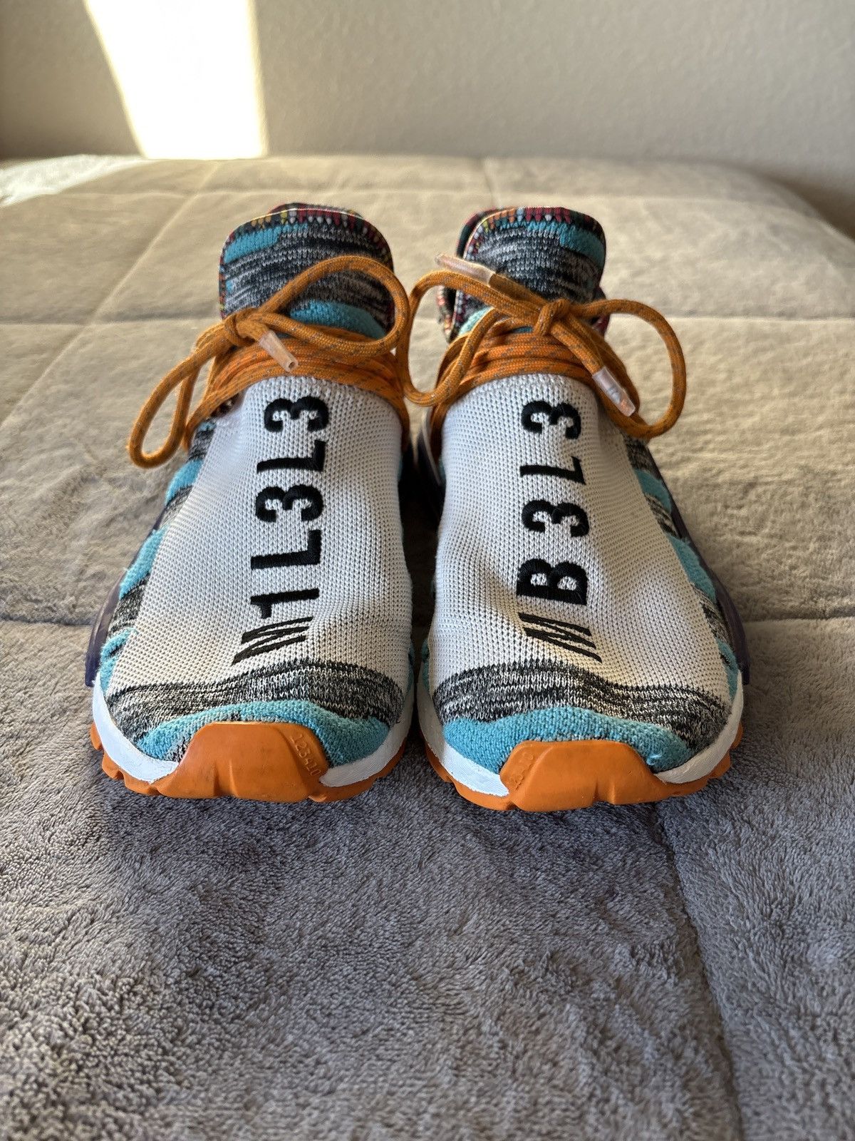 Adidas × Pharrell Adidas NMD Human Race Trail Solar Pack Size US 10 / EU 43 - 4 Thumbnail