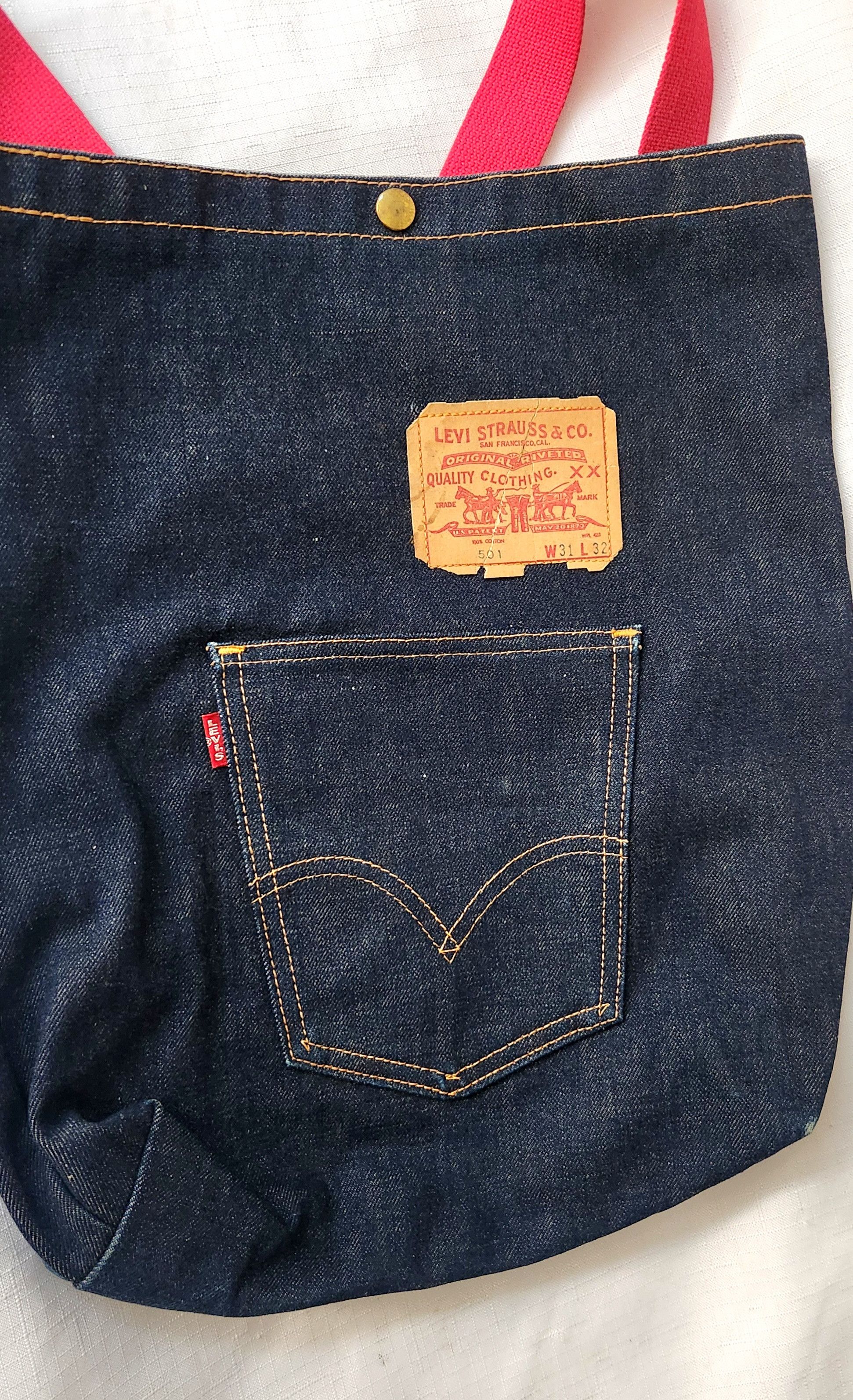 Levi's × Vintage Levi's 501 Now Designs San Francisco Vintage 70s backpack Size ONE SIZE - 2 Thumbnail