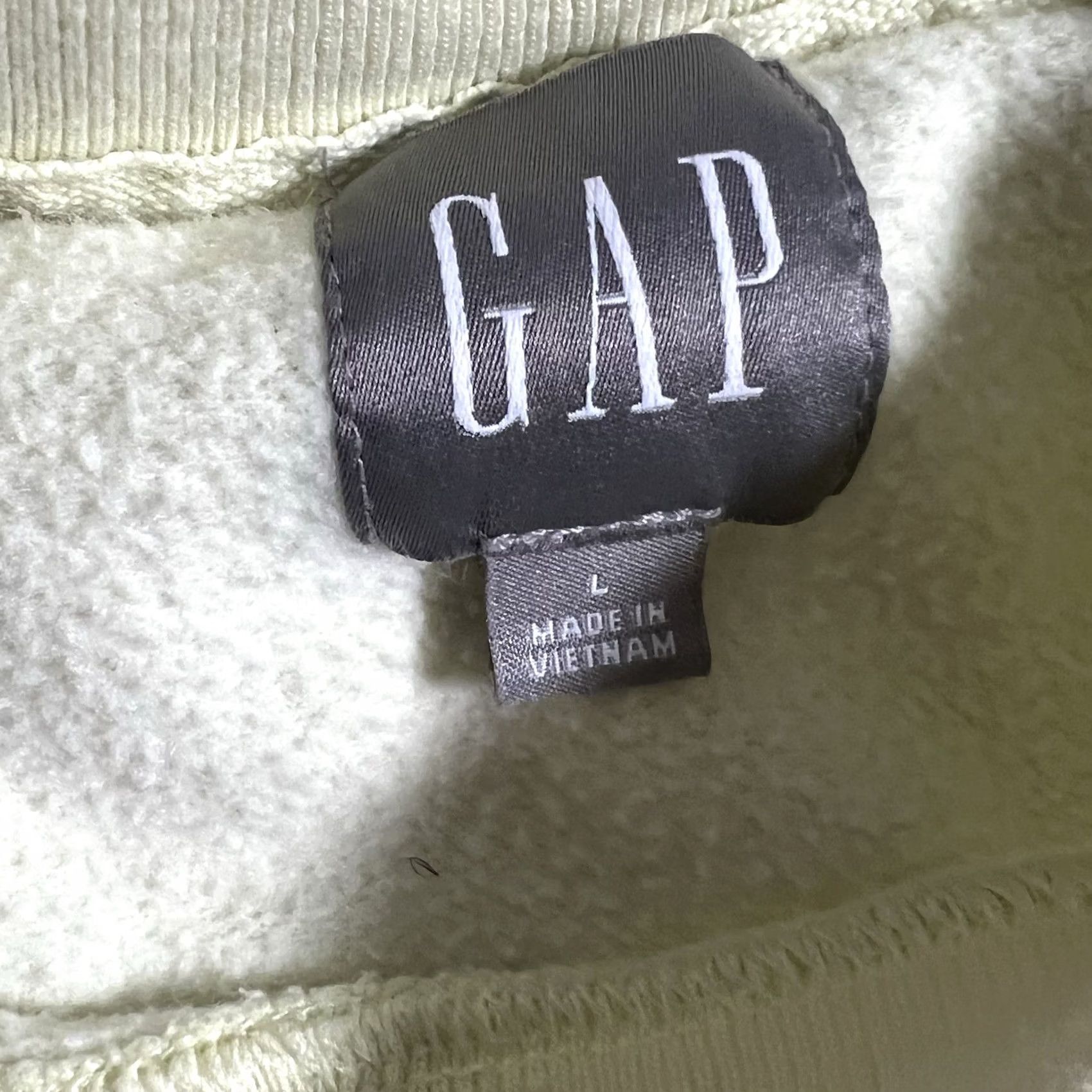 Gap Gap Sweatshirt Mens Pullover Size Large Green Yellow Pastel Green 100%? Size US L / EU 52-54 / 3 - 3 Thumbnail