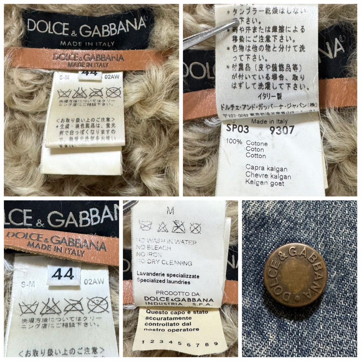 Dolce & Gabbana Dolce & Gabbana fur-lined denim blouson jacket Size US S / EU 44-46 / 1 - 2 Thumbnail
