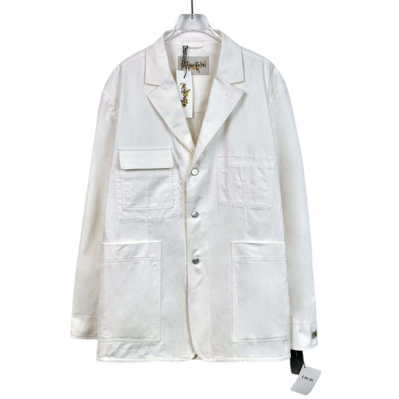 Dior Dior Tears Cotton Workwear Jacket With Multiple Pockets Size US L / EU 52-54 / 3 - 1 Thumbnail