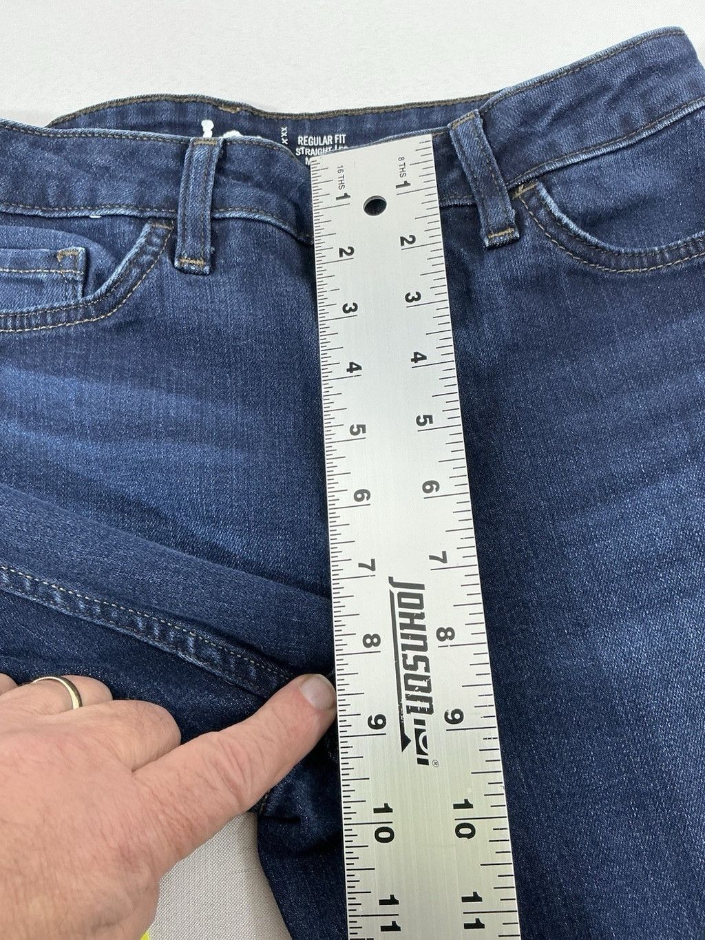 Lee Womans Lee Regular Fit Straight Leg Blue Jeans 6 M Size 28" / US 6 / IT 42 - 7 Thumbnail